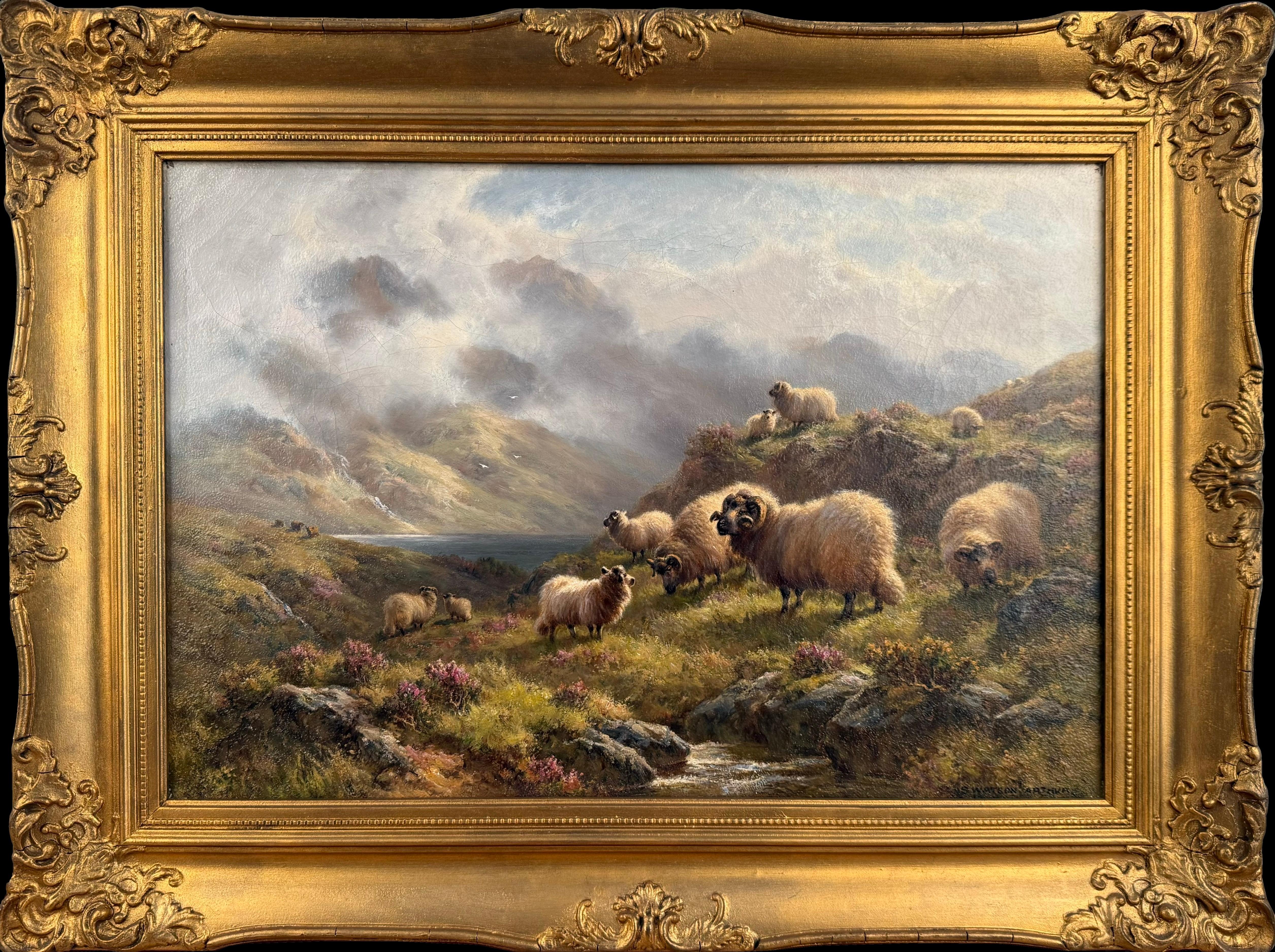 Victorian Oil Painting of Loch Tay, Perthshire - Early 20th Century