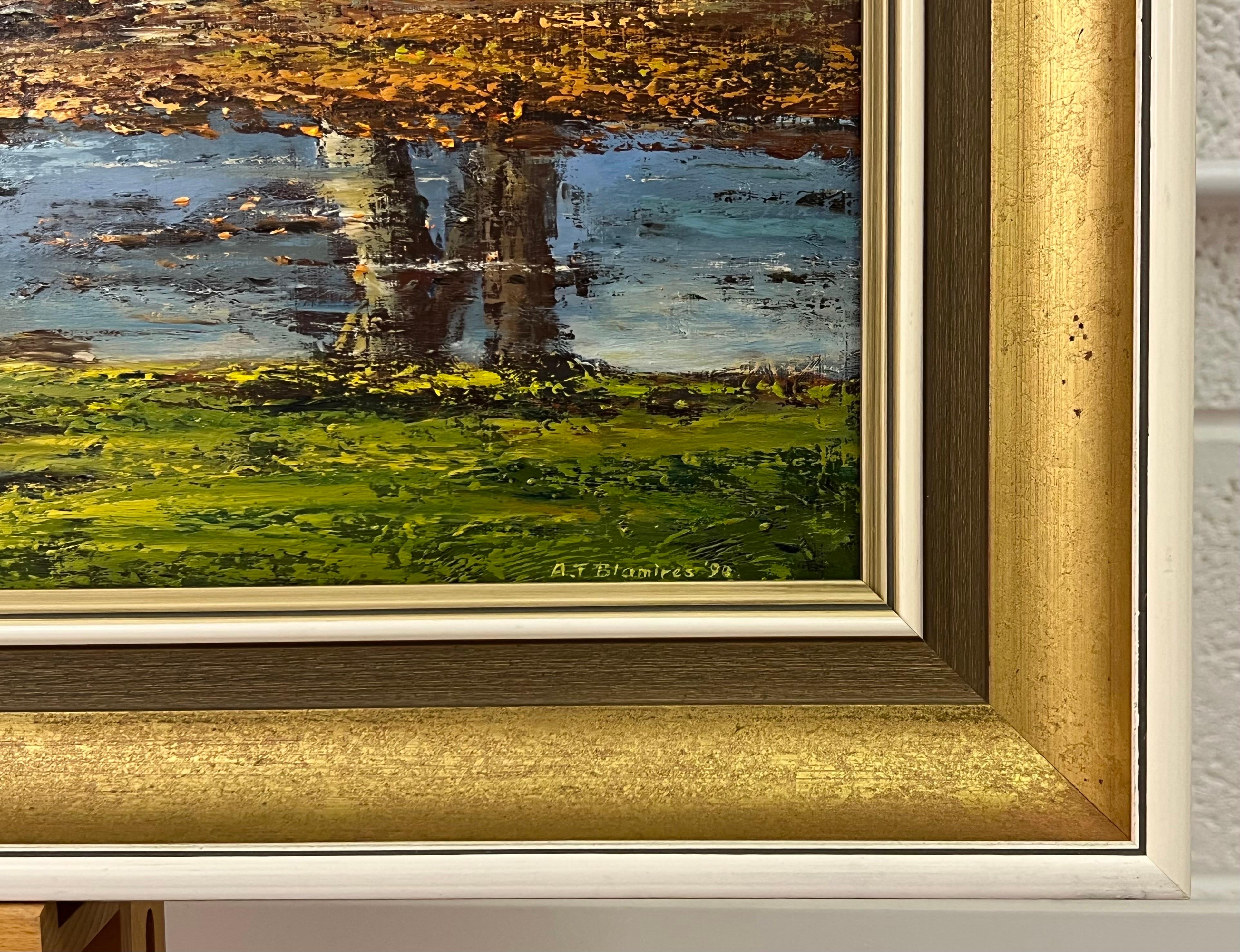 L'acqua di Derwent nel Lake District inglese, opera dell'artista di paesaggi Modern British 1