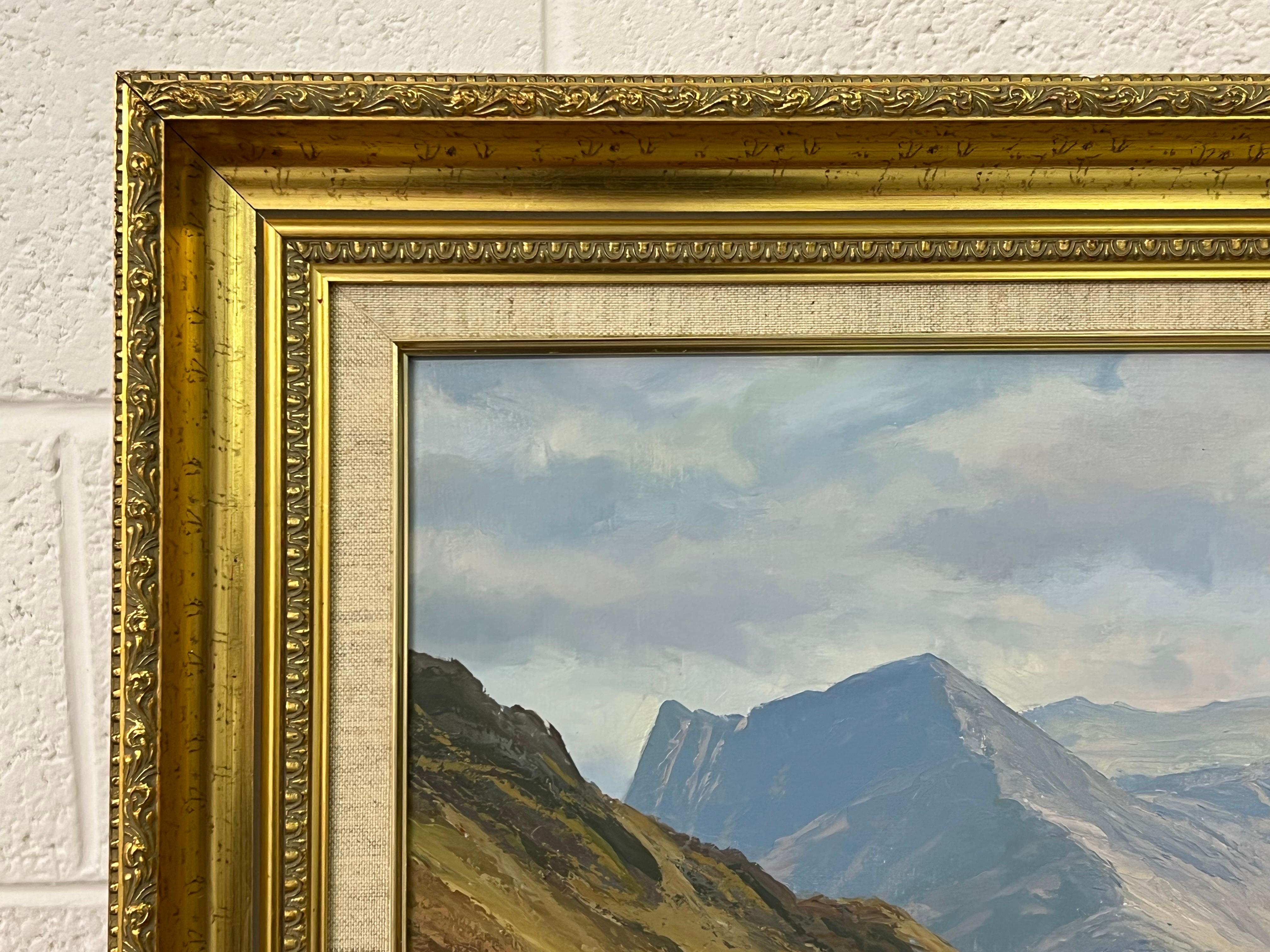 Great Gable & Buttermere dans le Lake District anglais par un artiste britannique du 20ème siècle en vente 10