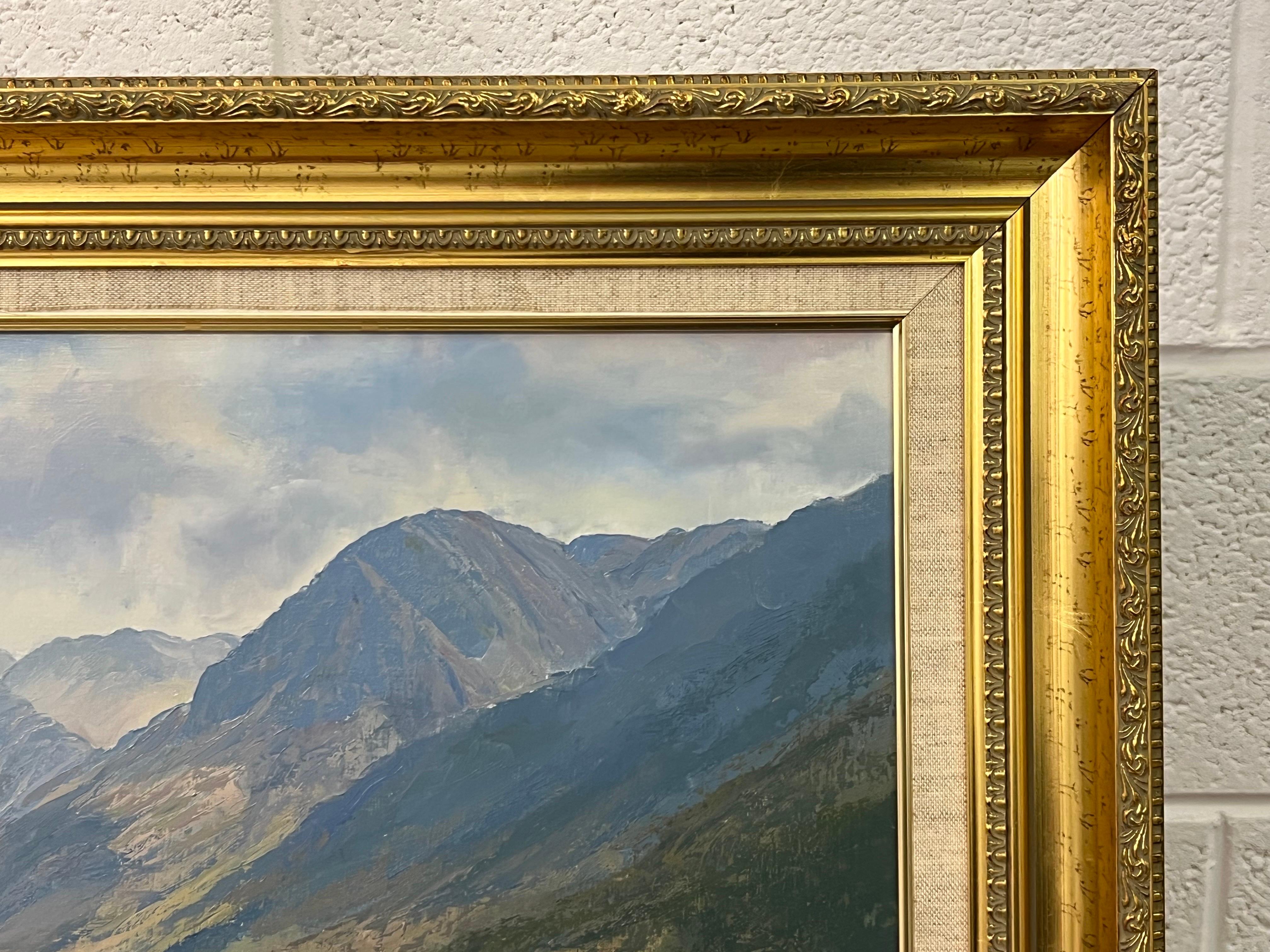 Great Gable & Buttermere in English Lake District by 20th Century British Artist For Sale 8