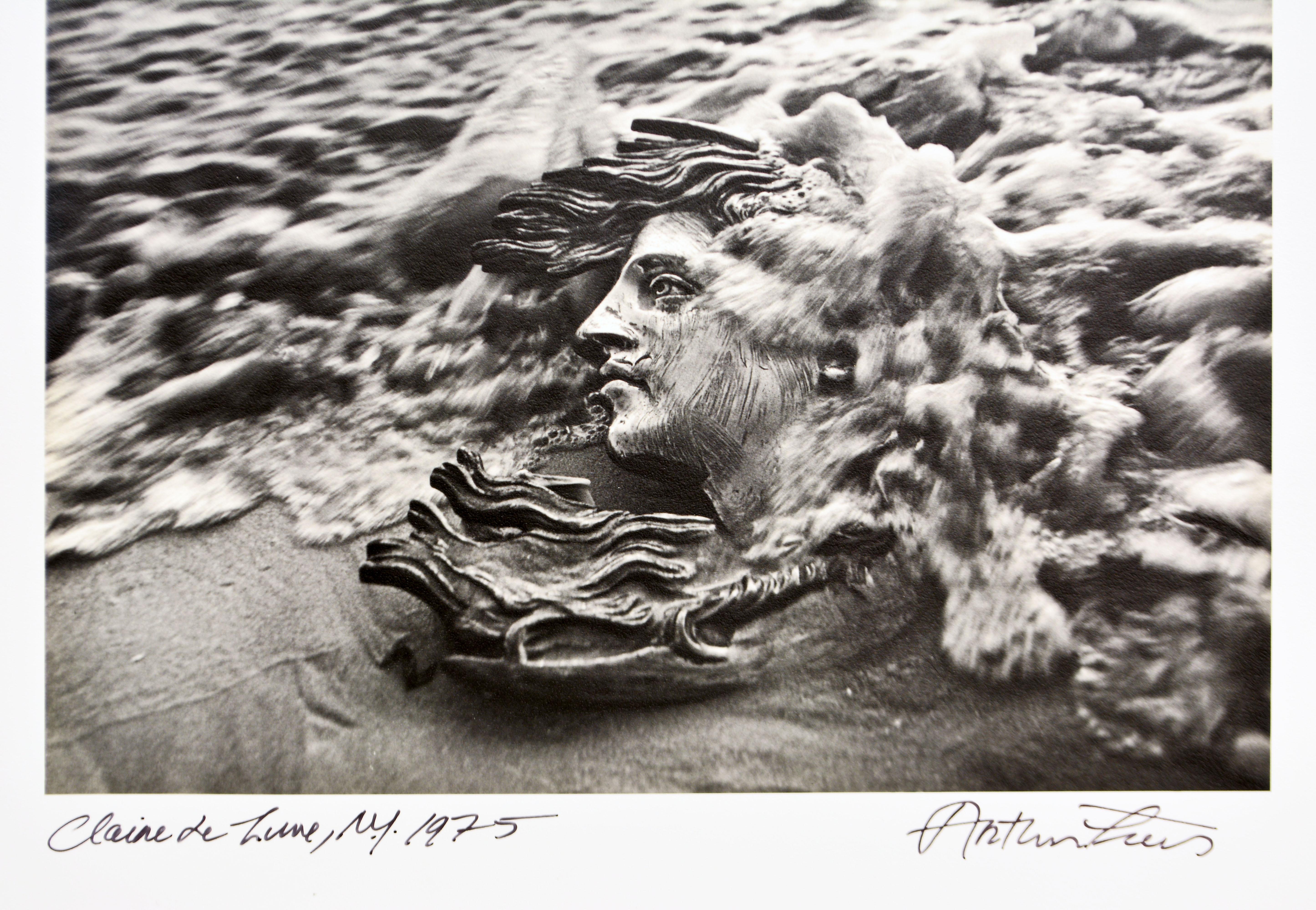 Arthur Tress, American b. 1940 'Claire De Lune 1976' Original Signed Photograph In Good Condition In Ft. Lauderdale, FL