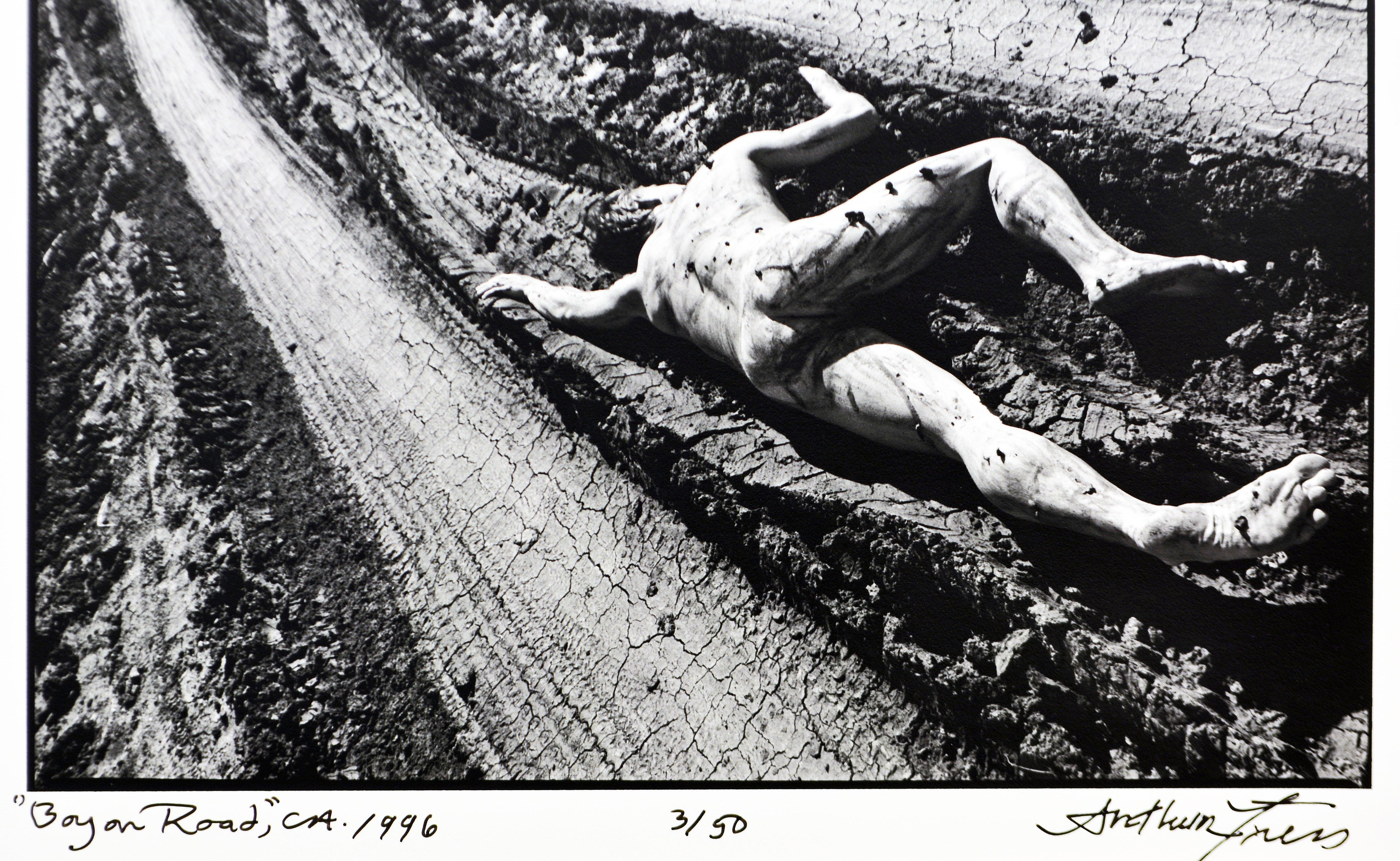 Modern Arthur Tress, 'Boy on Road 1996' Original Signed and Numbered Photograph