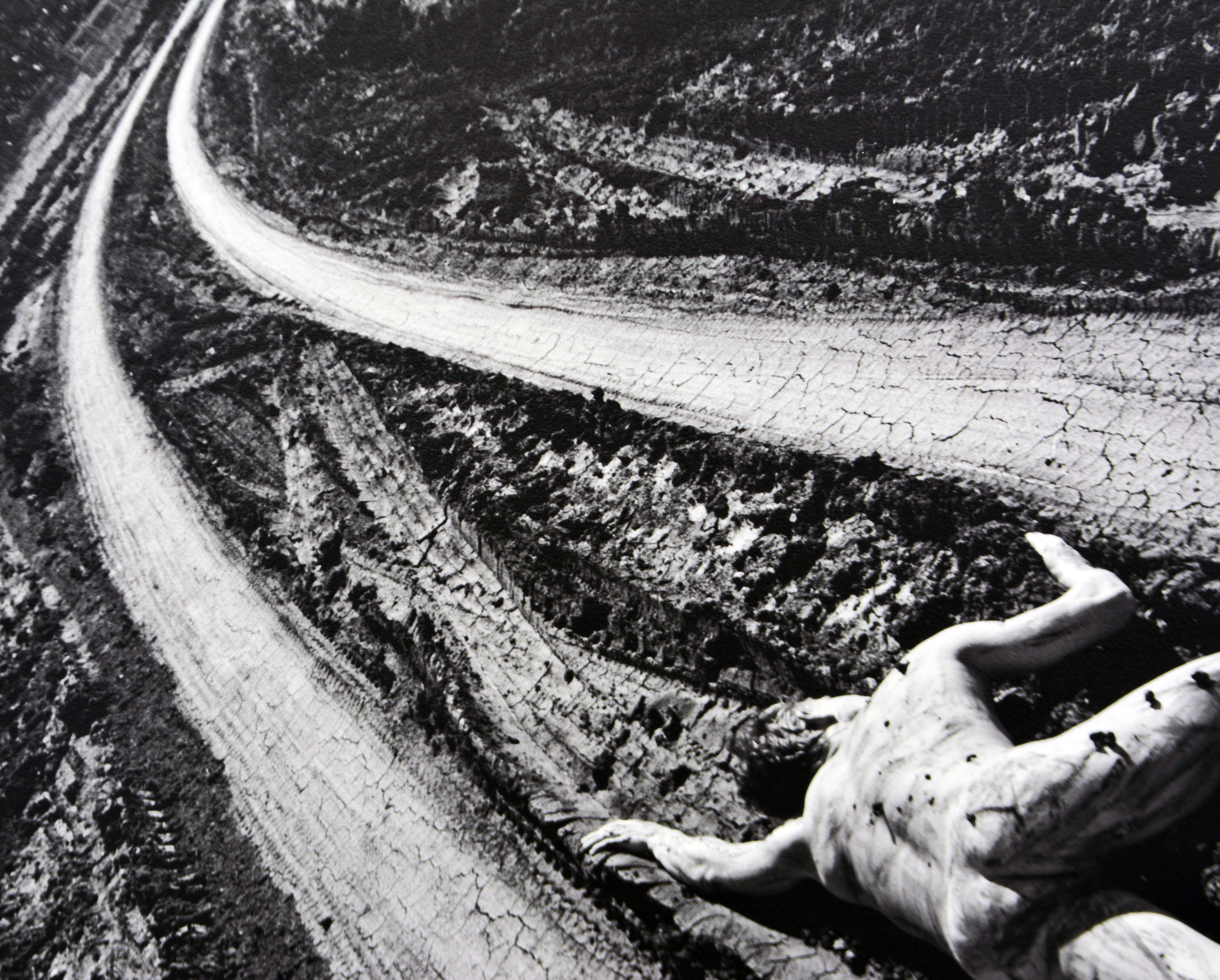 20th Century Arthur Tress, 'Boy on Road 1996' Original Signed and Numbered Photograph