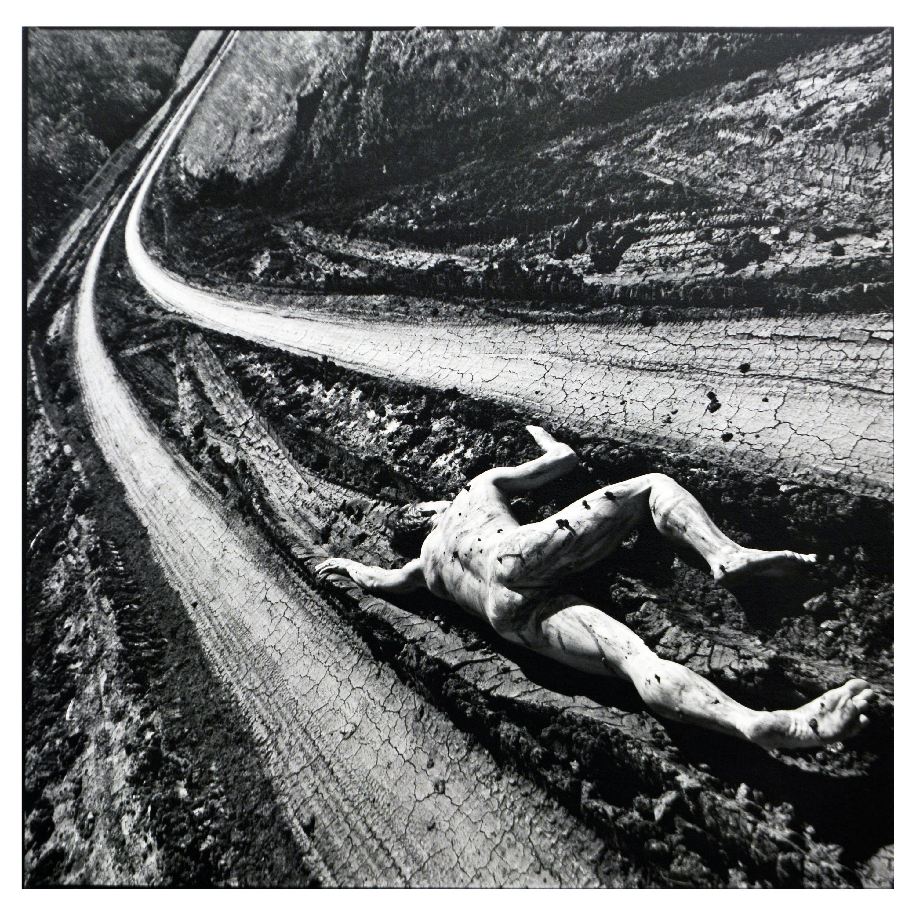 Arthur Tress, 
Boy on Road 1996
 Original Signed and Numbered Photograph