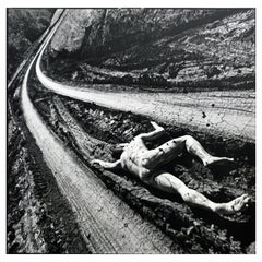 Arthur Tress, 'Boy on Road 1996' Original Signed and Numbered Photograph
