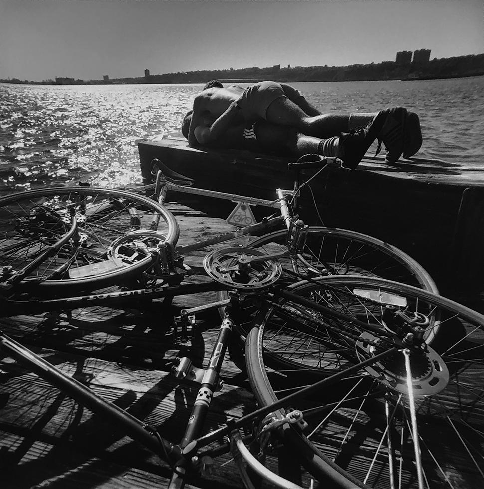 Arthur Tress Figurative Photograph - Bike Lovers, NY