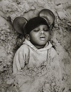 Boy in Mickey Mouse Hat, Coney Island, New York