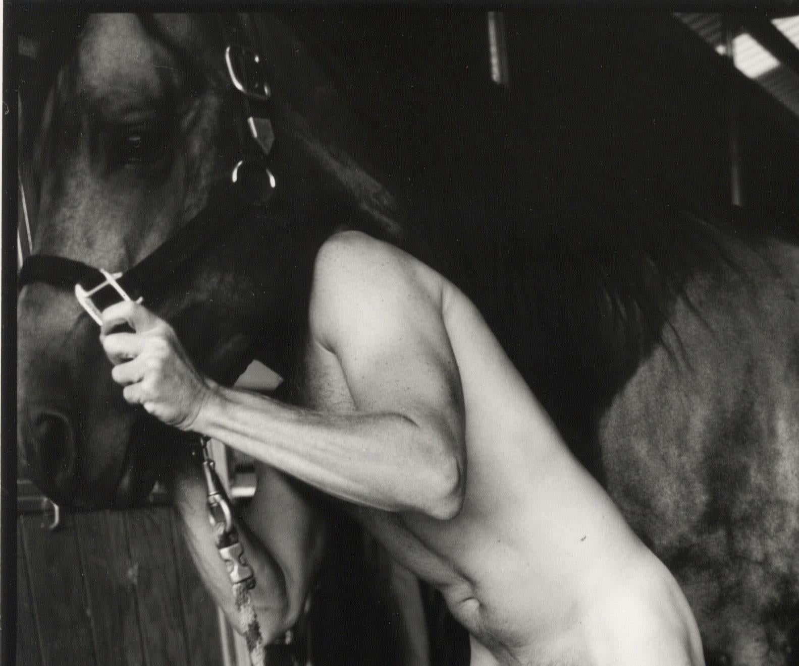 Centaur (mythological creature with a upper human body and lower body of horse) - Photograph by Arthur Tress