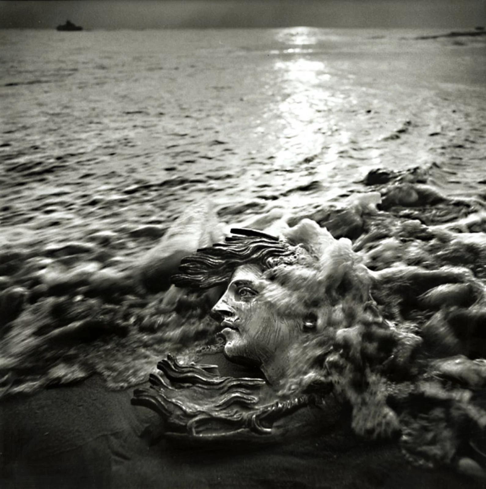 Arthur Tress Black and White Photograph – Claire De Lune, Breezy Point, New York, New York
