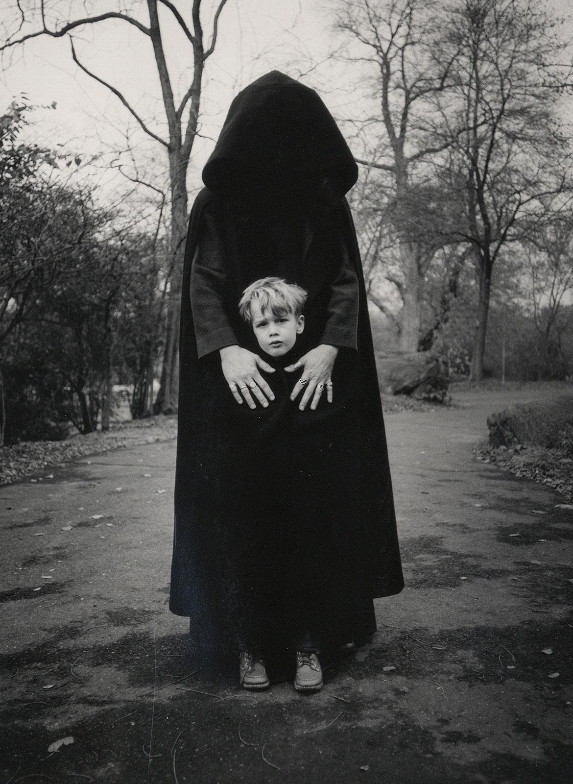 Death Fantasy (a haunting image which portrays a boy's worst nightmare) - Photograph by Arthur Tress