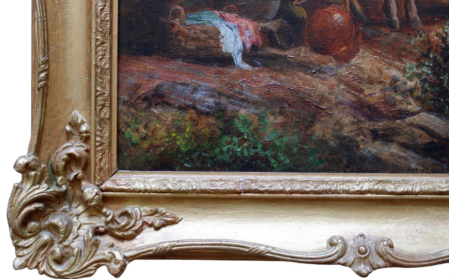 A good gossip. Öl auf Leinwand, 61x92 cm 8