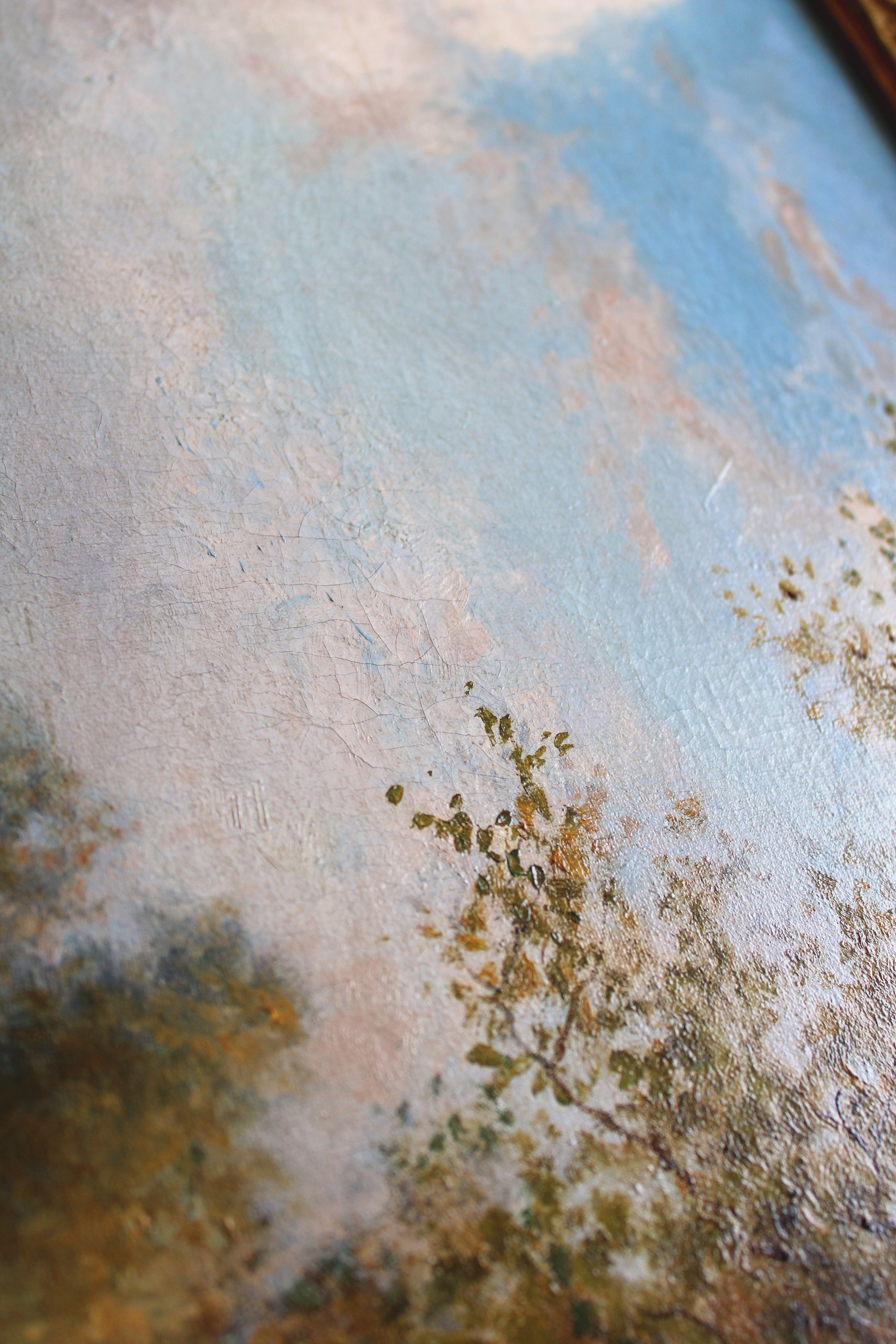 A good gossip. Öl auf Leinwand, 61x92 cm 2