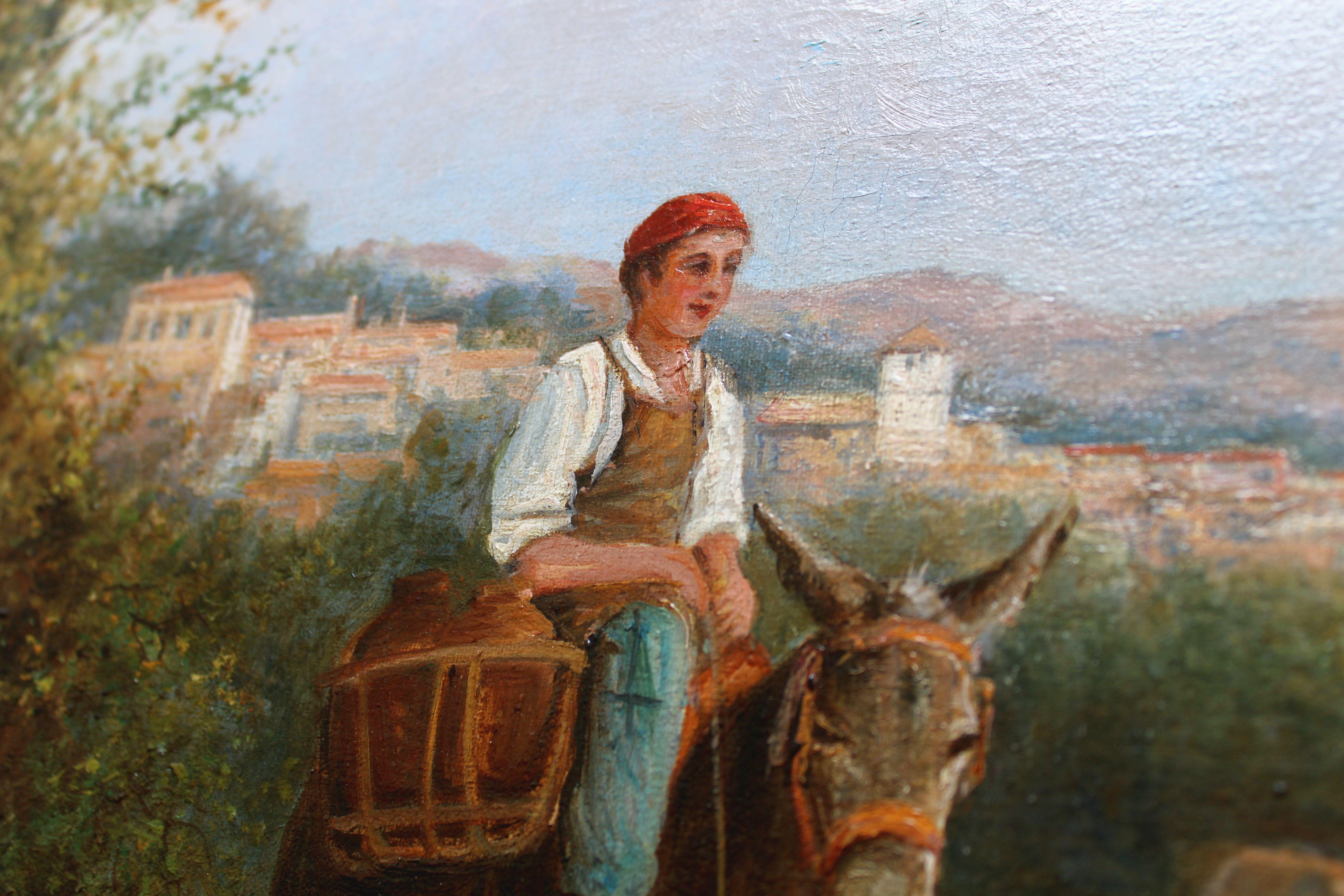 A good gossip. Öl auf Leinwand, 61x92 cm 3