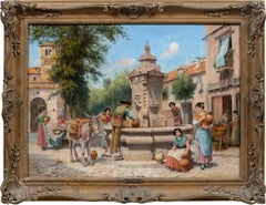 Arthur Haddon (védutiste britannique) - Peinture de vue vénitienne de la fin du XIXe siècle