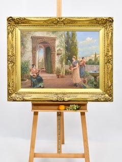 Idle moments - Trevor Haddon R.B.A. - Britisch - Romantic - Spanisch - Bright