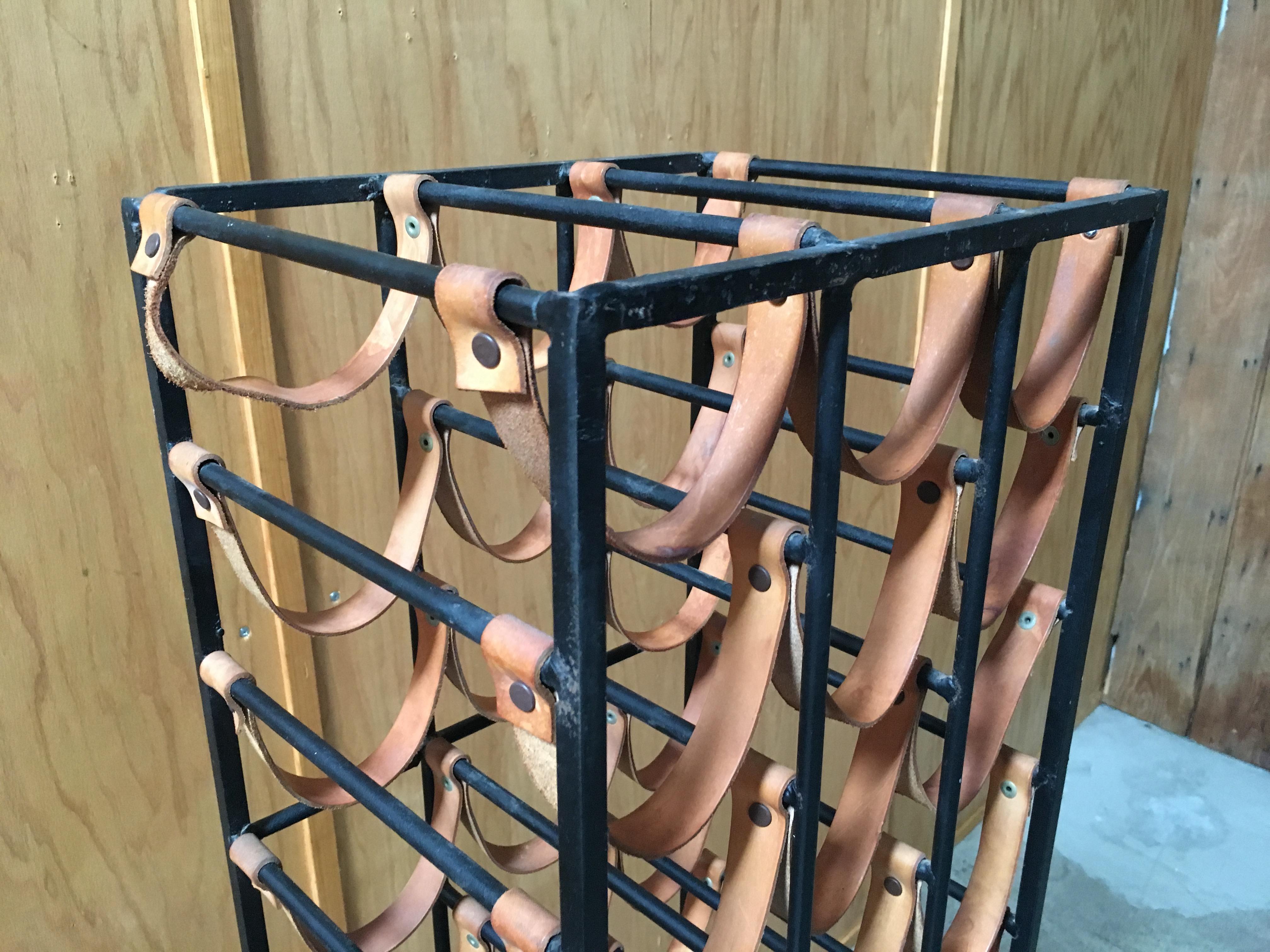 Arthur Umanoff 48 Bottle Wine Rack In Good Condition In Denton, TX