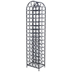 Arthur Umanoff 67-Bottle Wrought Iron Wine Rack