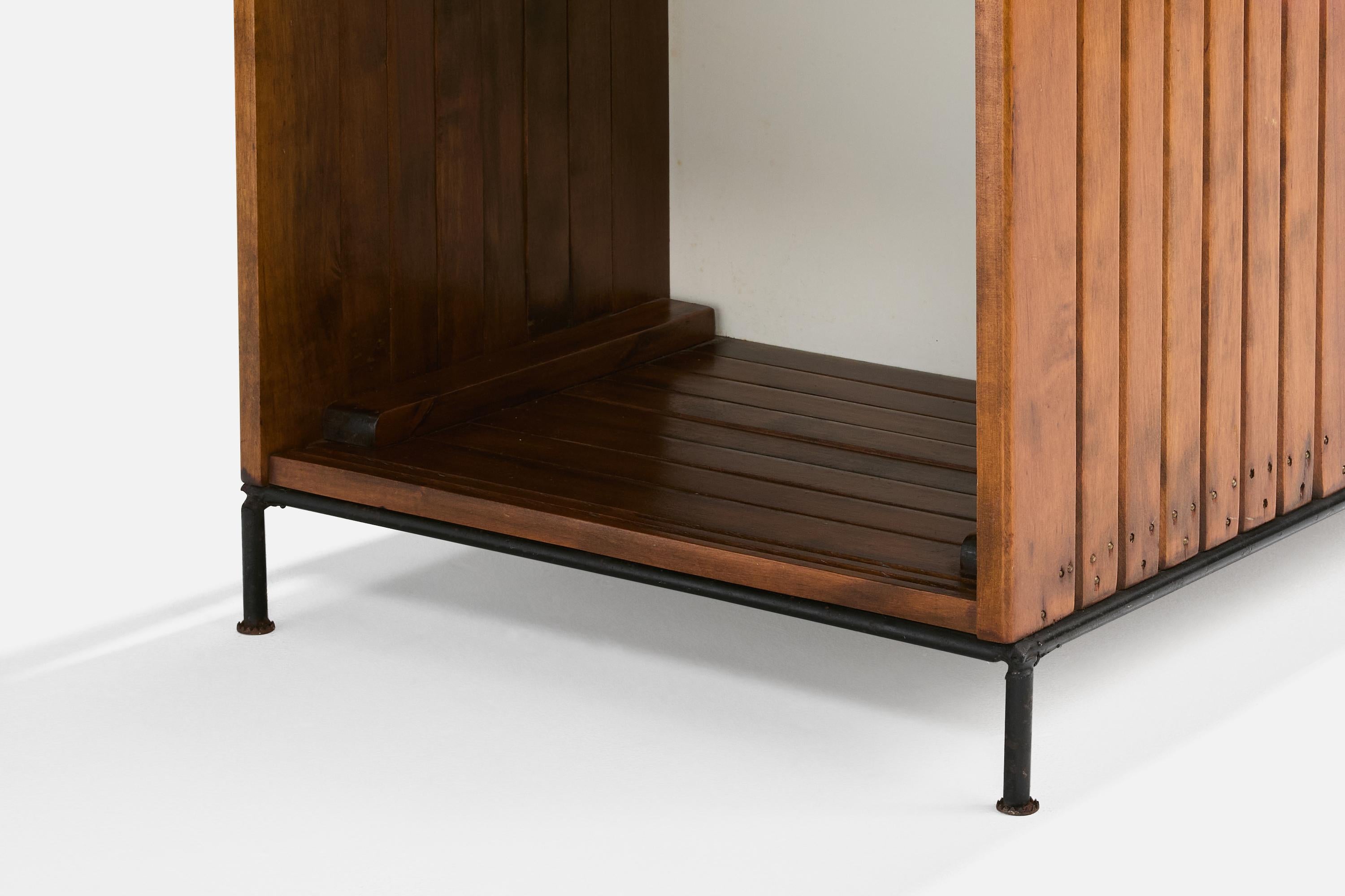 Giunco Arthur Umanoff, Leggio, ferro, betulla, giunco, formica, USA, anni '50 in vendita