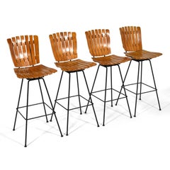Arthur Umanoff Bar Stools Set of Four