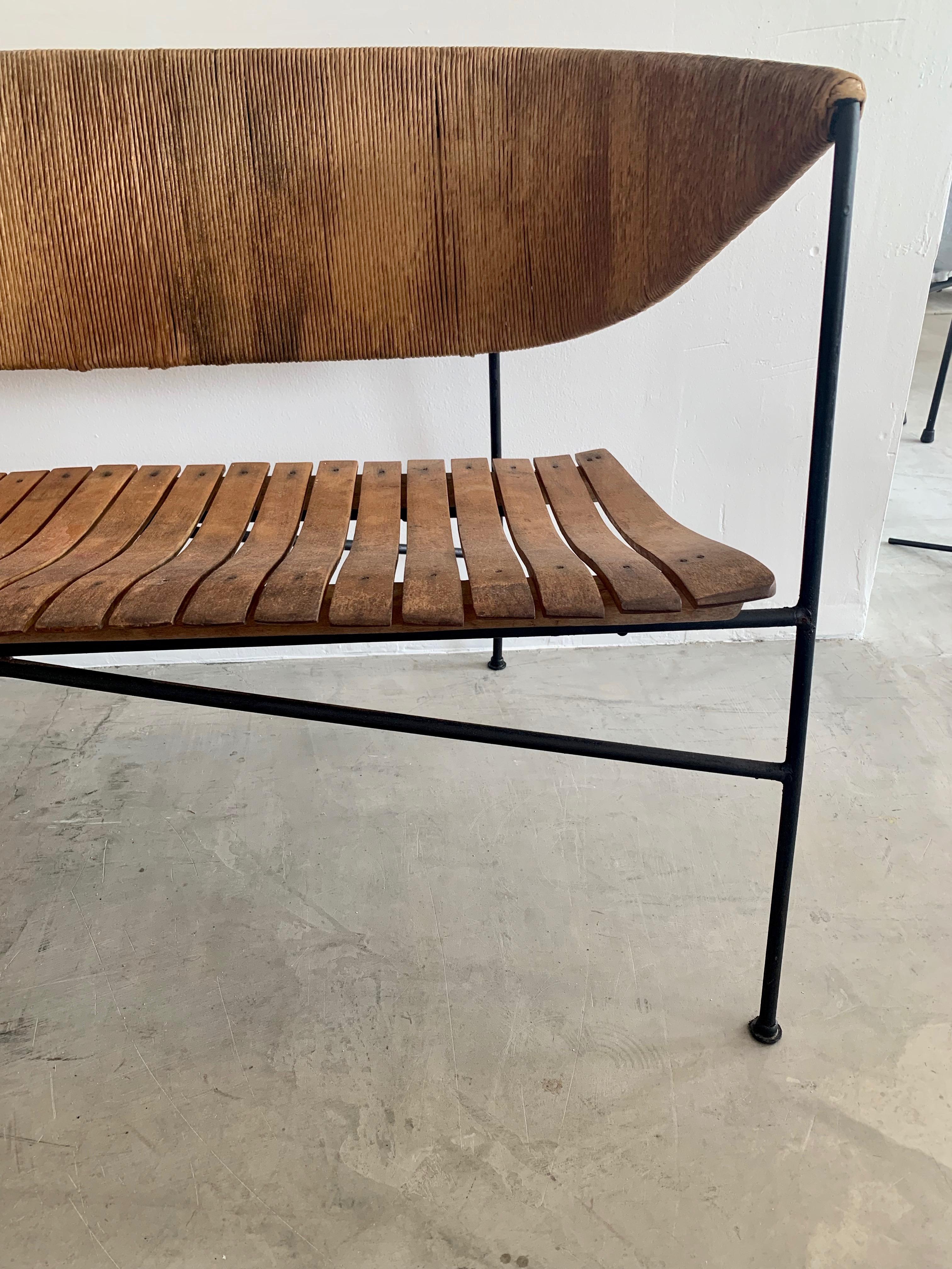 Mid-20th Century Arthur Umanoff Bench
