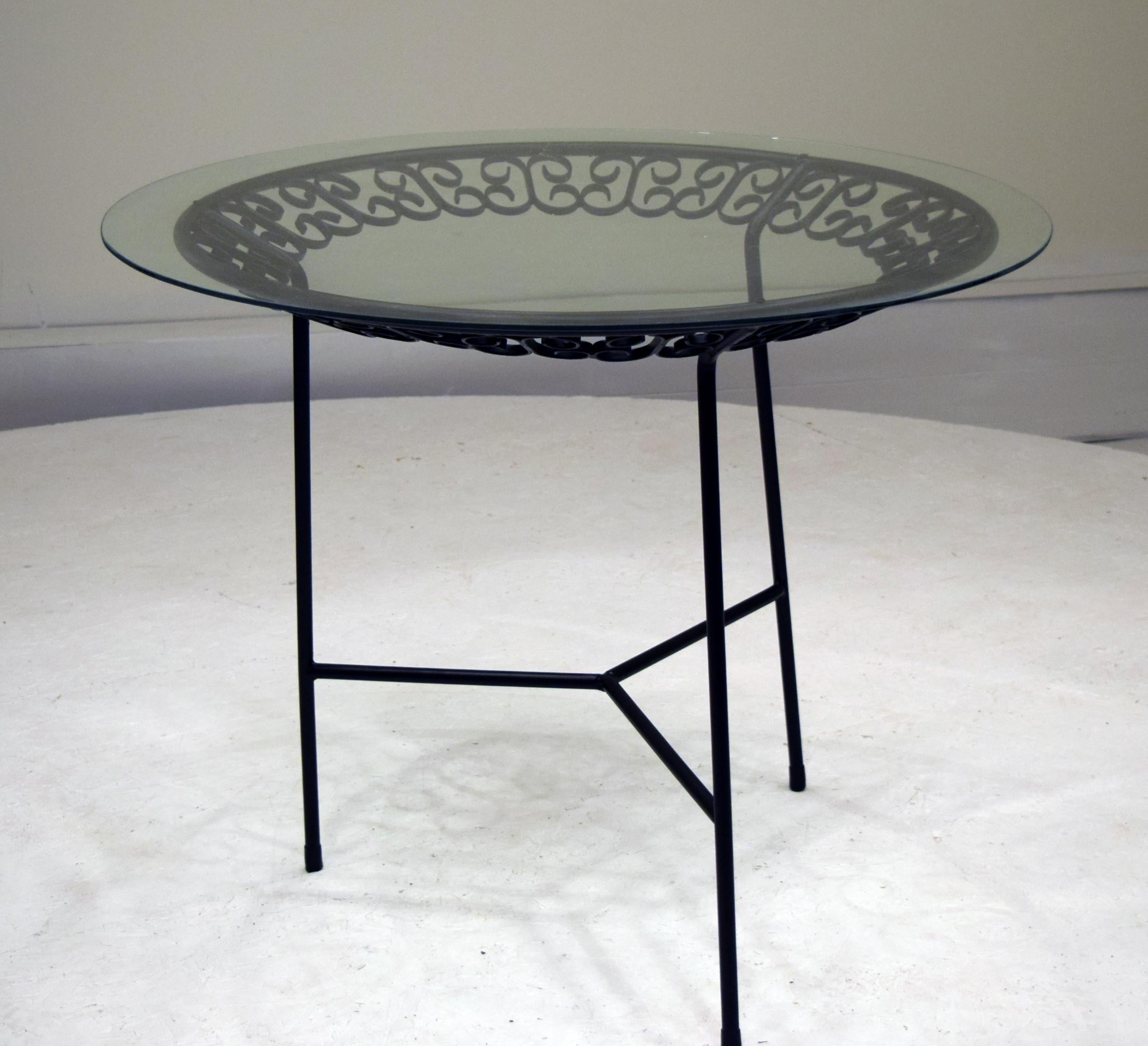 Glass Arthur Umanoff Boyeur Scott Furniture Co. Granada Collection