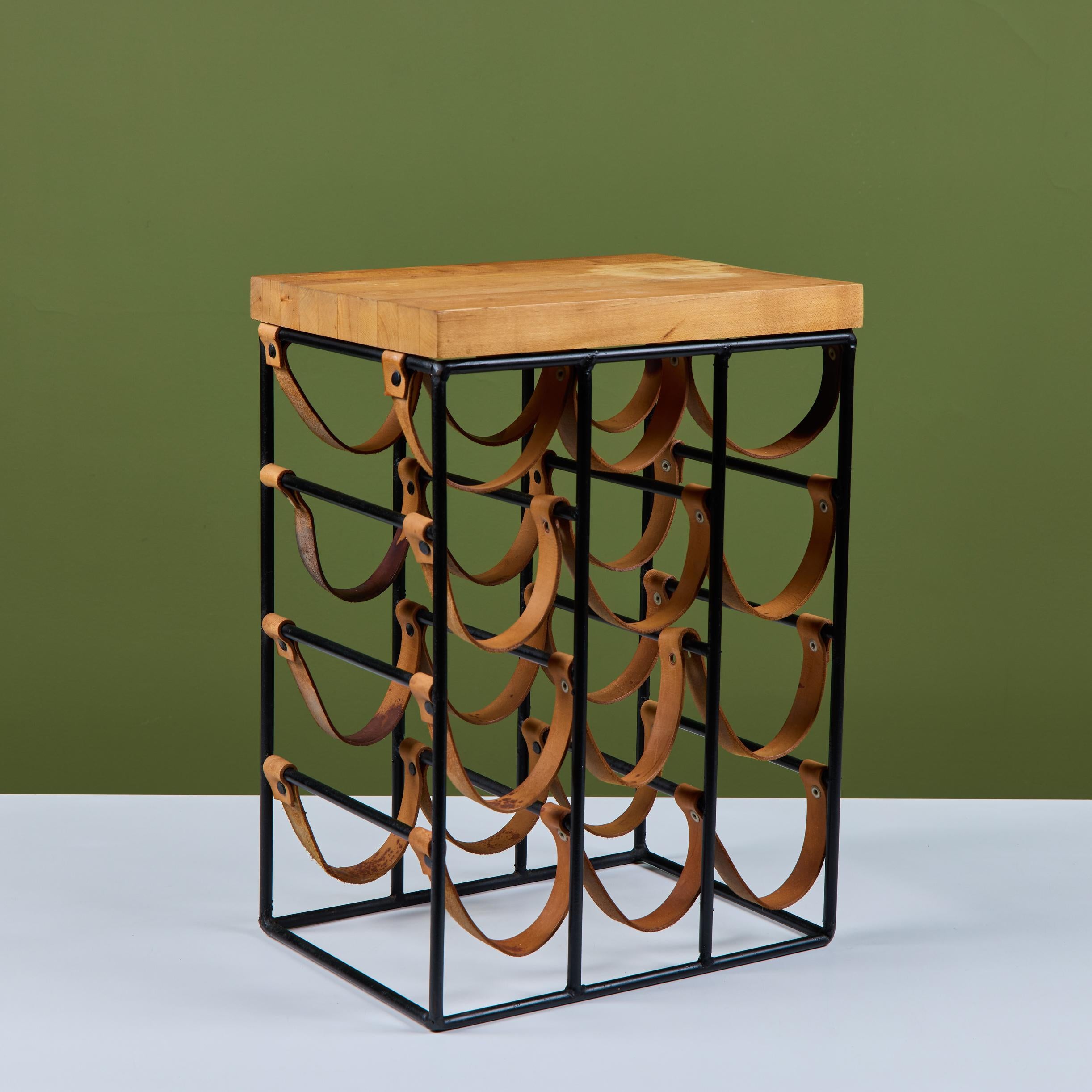 XX secolo Portabottiglie in legno di Arthur Umanoff in vendita