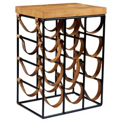Arthur Umanoff Butcher Block Wine Rack