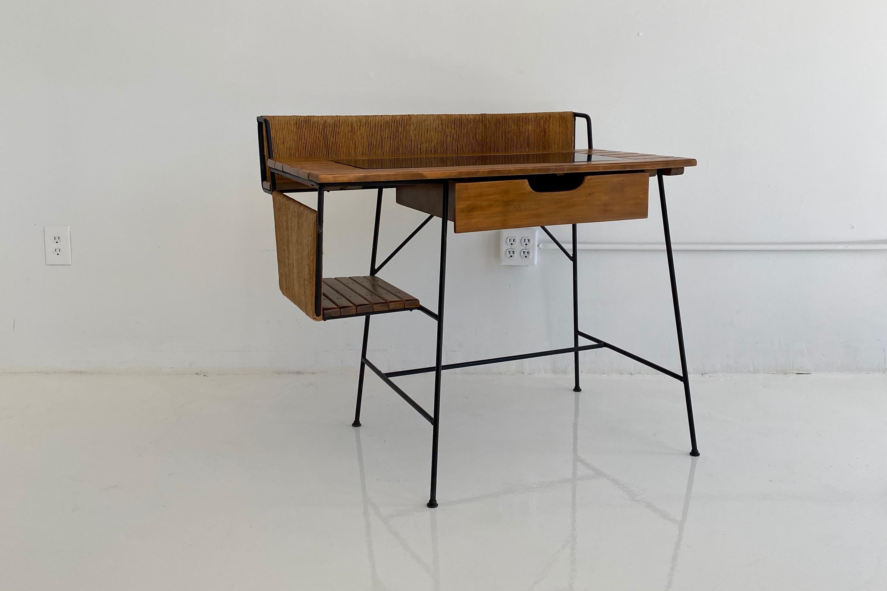 American Arthur Umanoff Desk and Chair For Sale