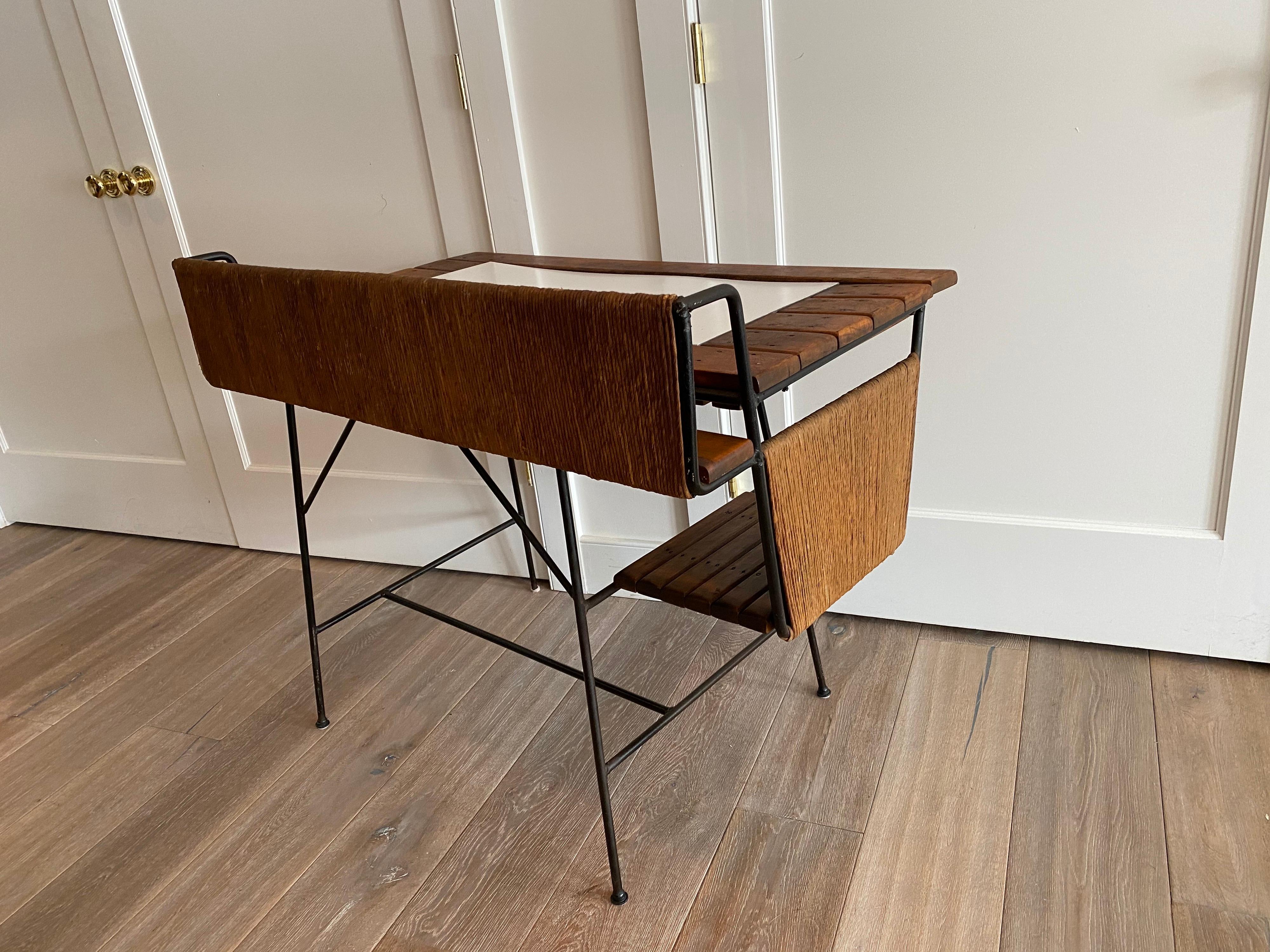 Arthur Umanoff Desk In Distressed Condition In Stockton, NJ