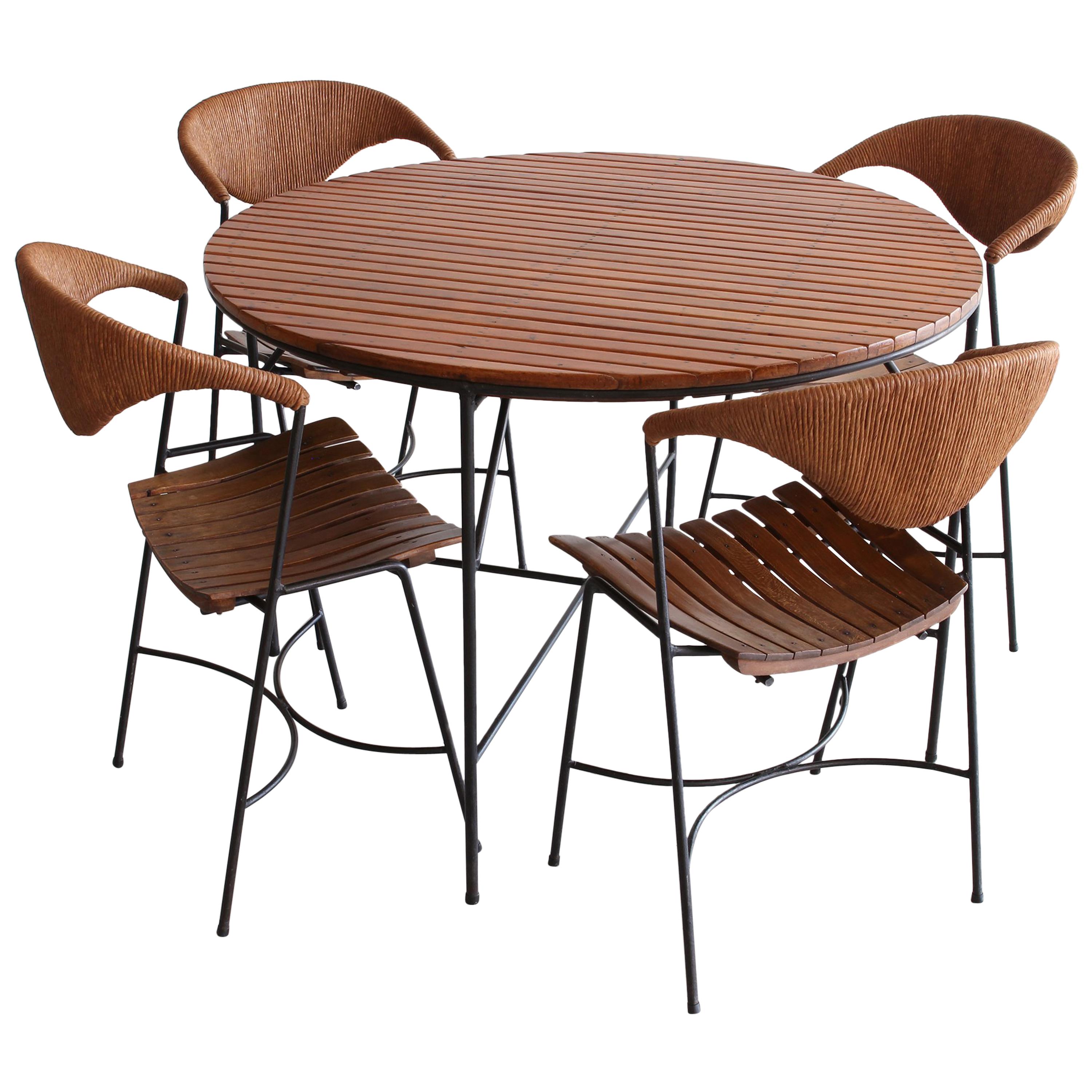 Arthur Umanoff Dining Table and Chairs