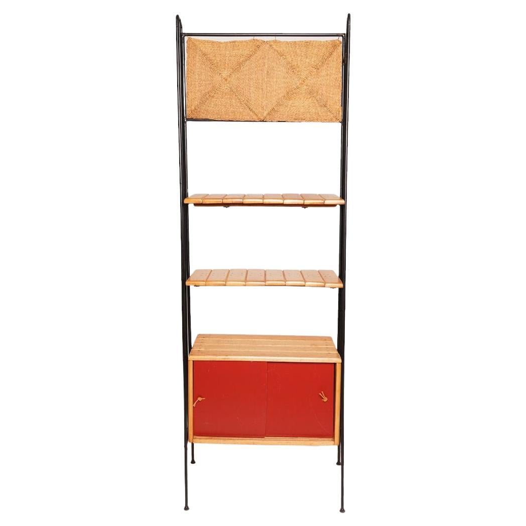 Arthur Umanoff Double-Sided Room Divider Shelving Unit