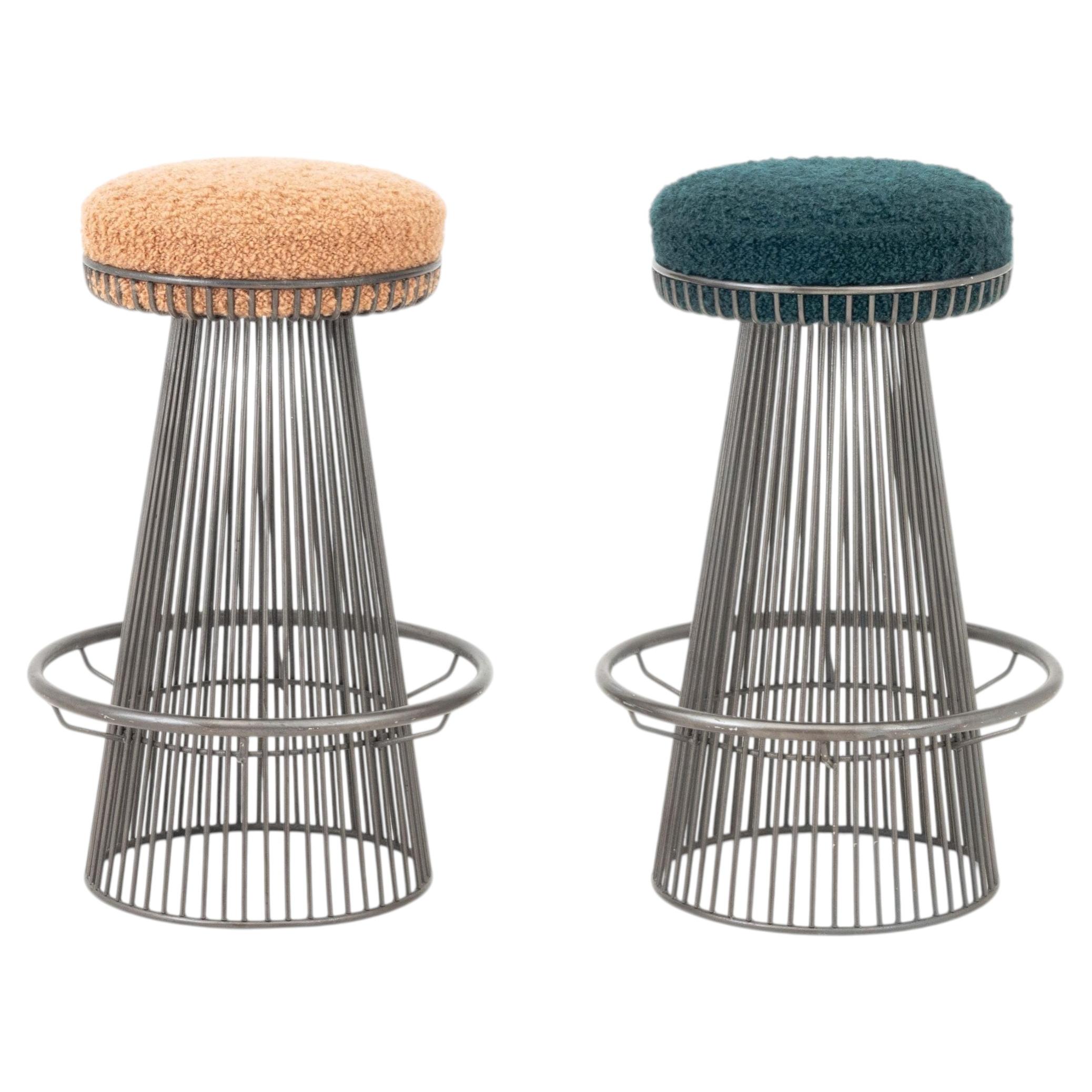 Arthur Umanoff for Contemporary Shells Bar Stools, Pair For Sale