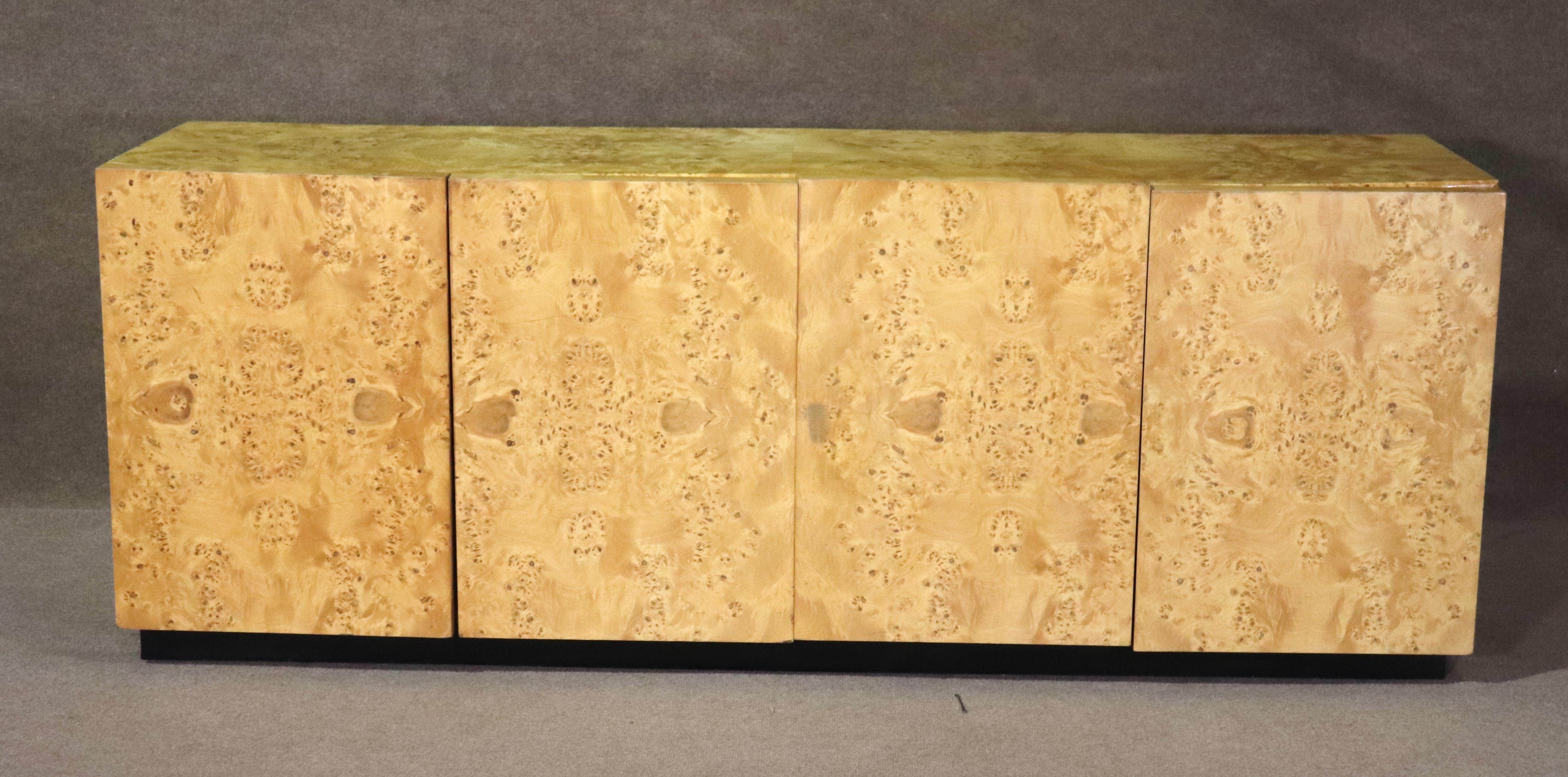 Mid-Century Modern Arthur Umanoff for Dillingham Burl Sideboard For Sale
