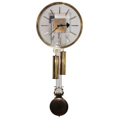 Arthur Umanoff for Howard Miller Lucite Wall Clock