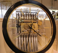 Arthur Umanoff for Howard Miller Lucite Wall Clock with Chimes