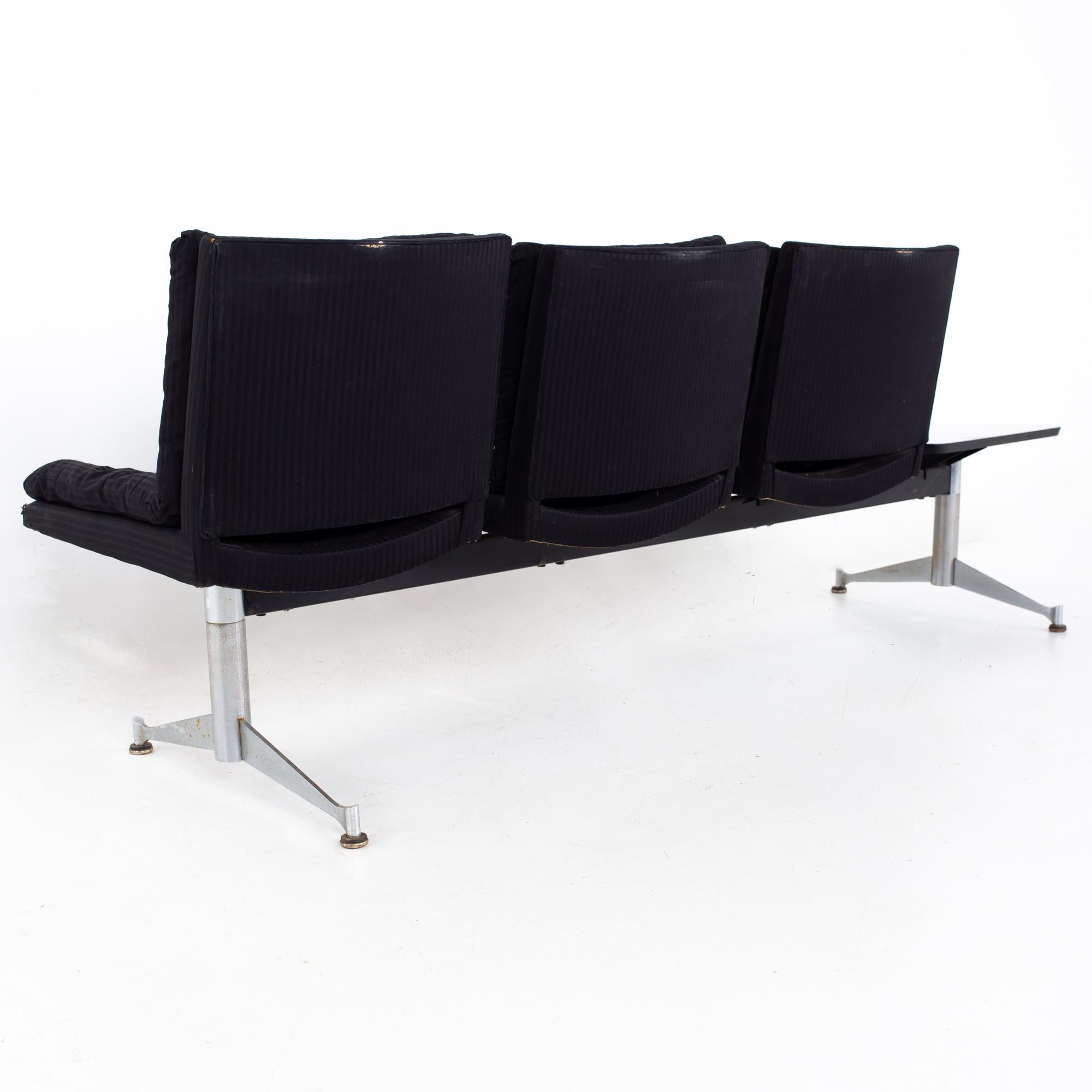Arthur Umanoff for Madison Furniture Mid Century Modular Seated Bench For Sale 4