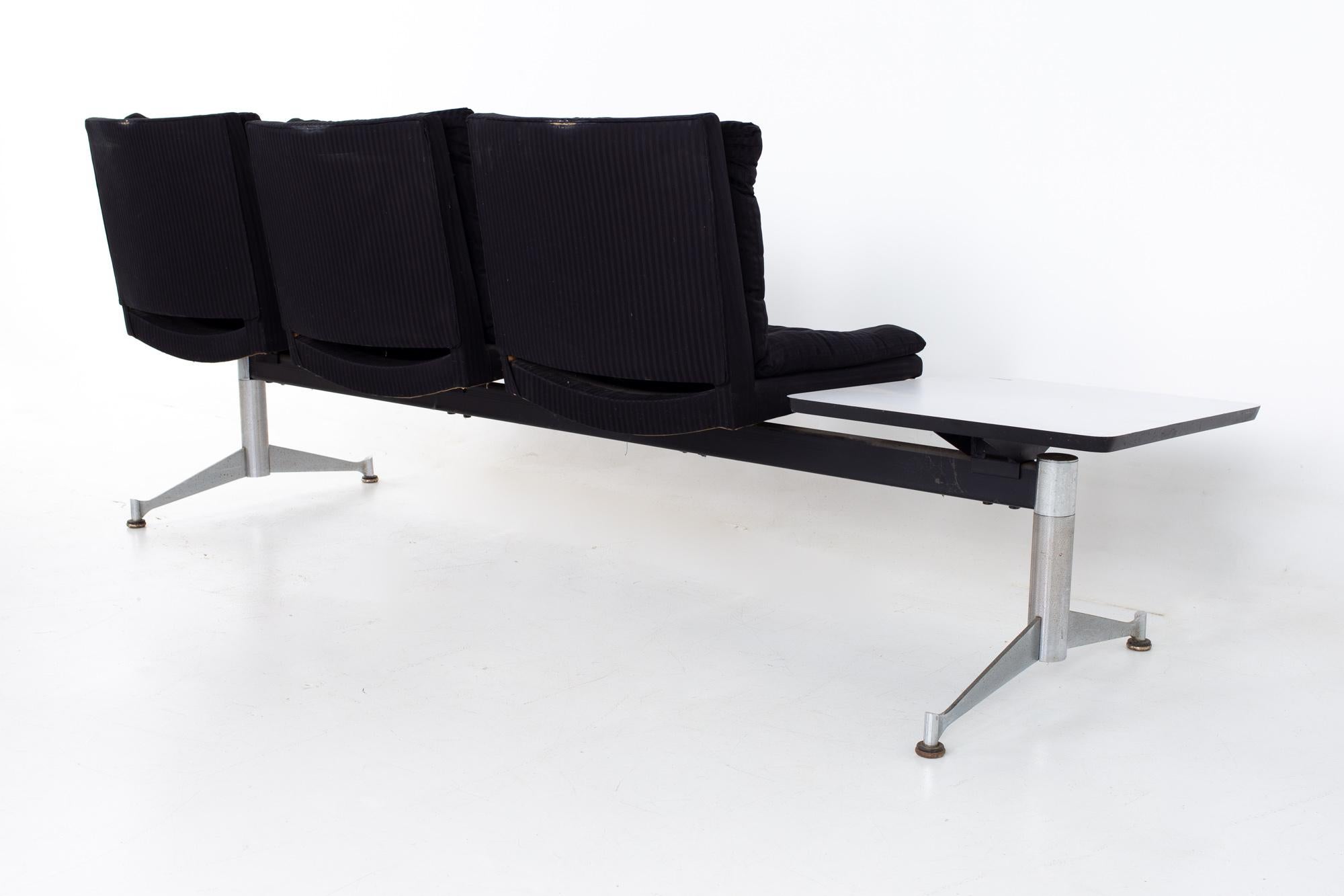 Arthur Umanoff for Madison Furniture Mid Century Modular Seated Bench For Sale 5