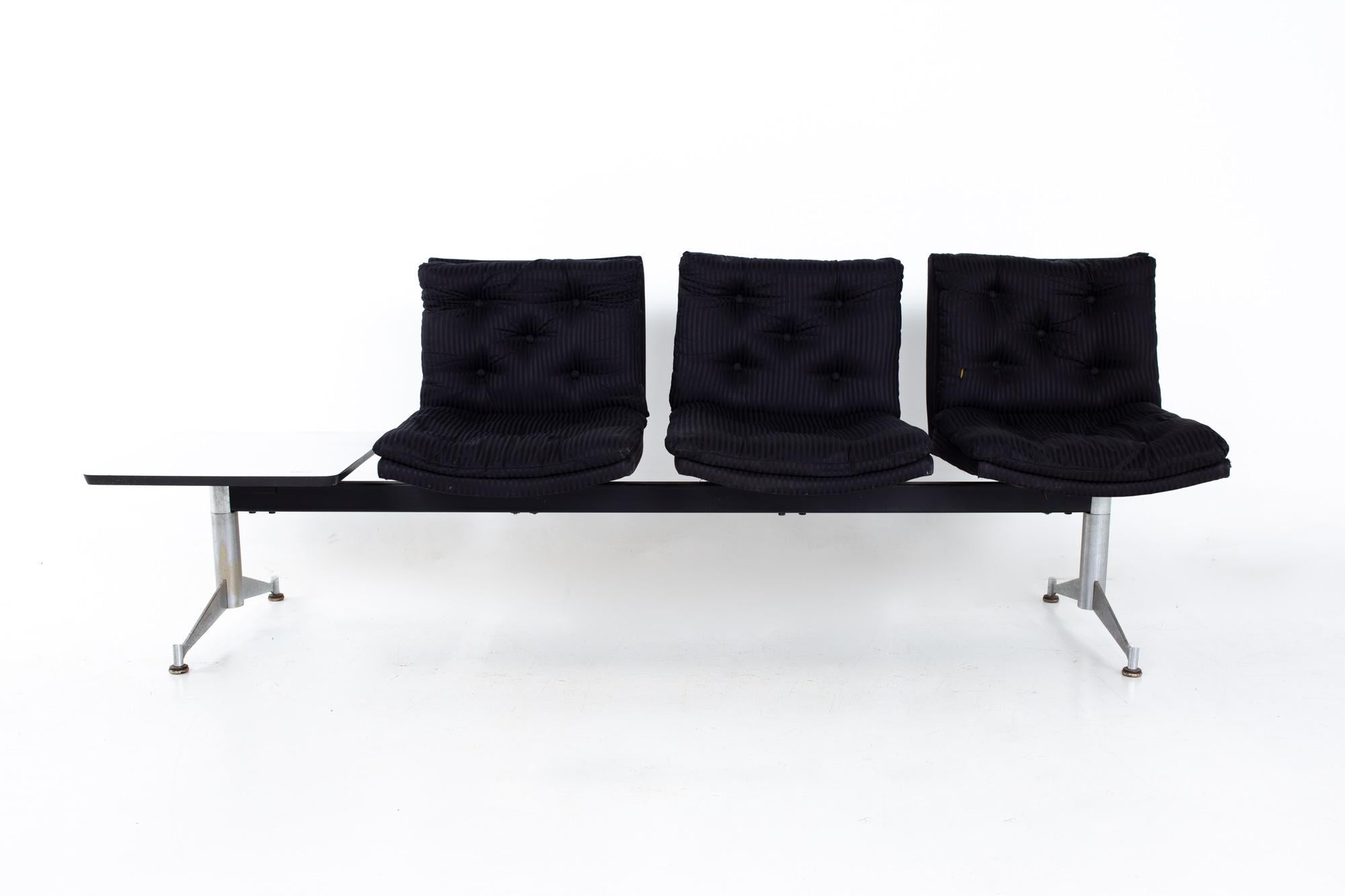Mid-Century Modern Banc à assise modulaire mi-siècle Arthur Umanoff pour Madison Furniture en vente