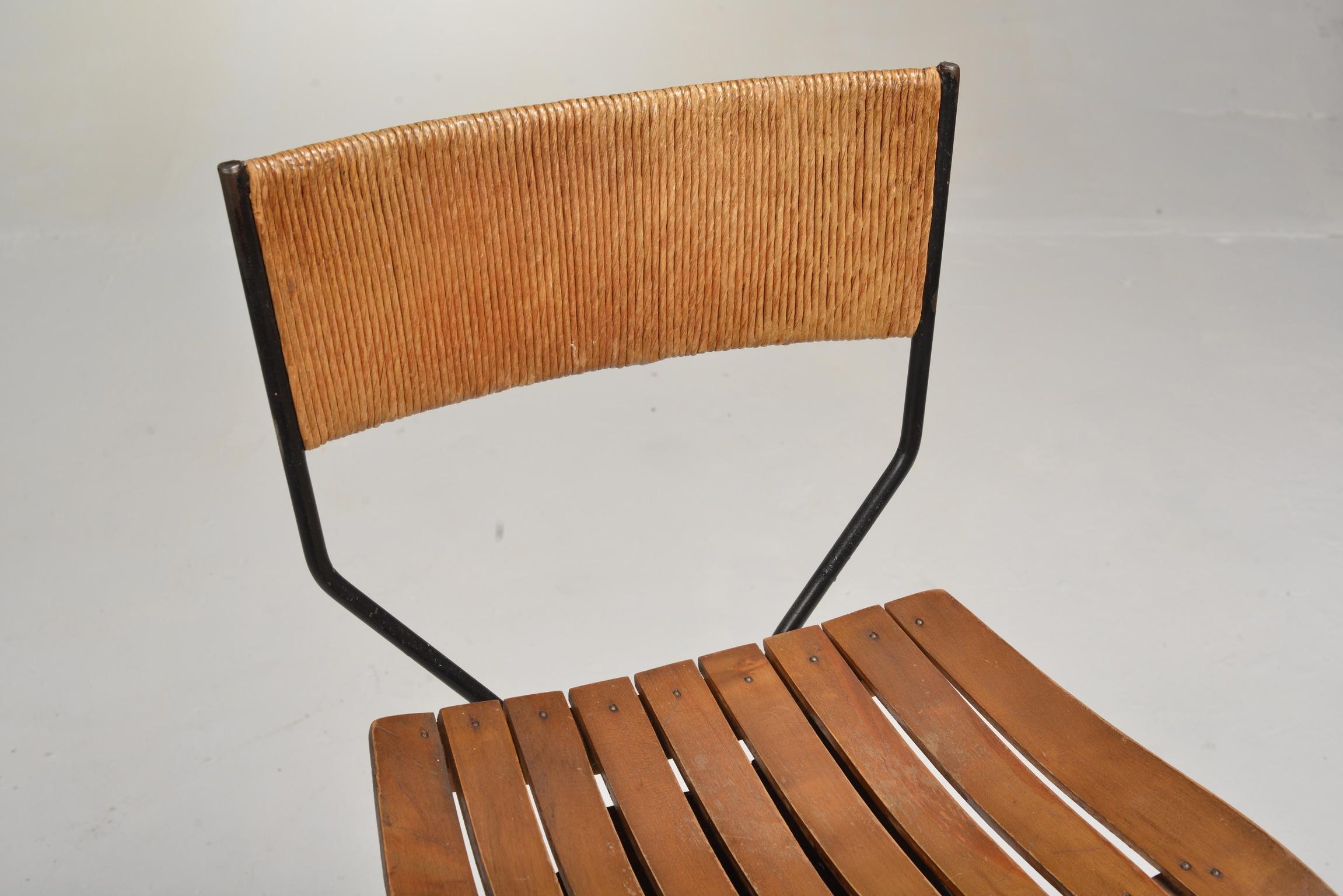 Arthur Umanoff for Raymor Iron Swivel Bar stools For Sale 3