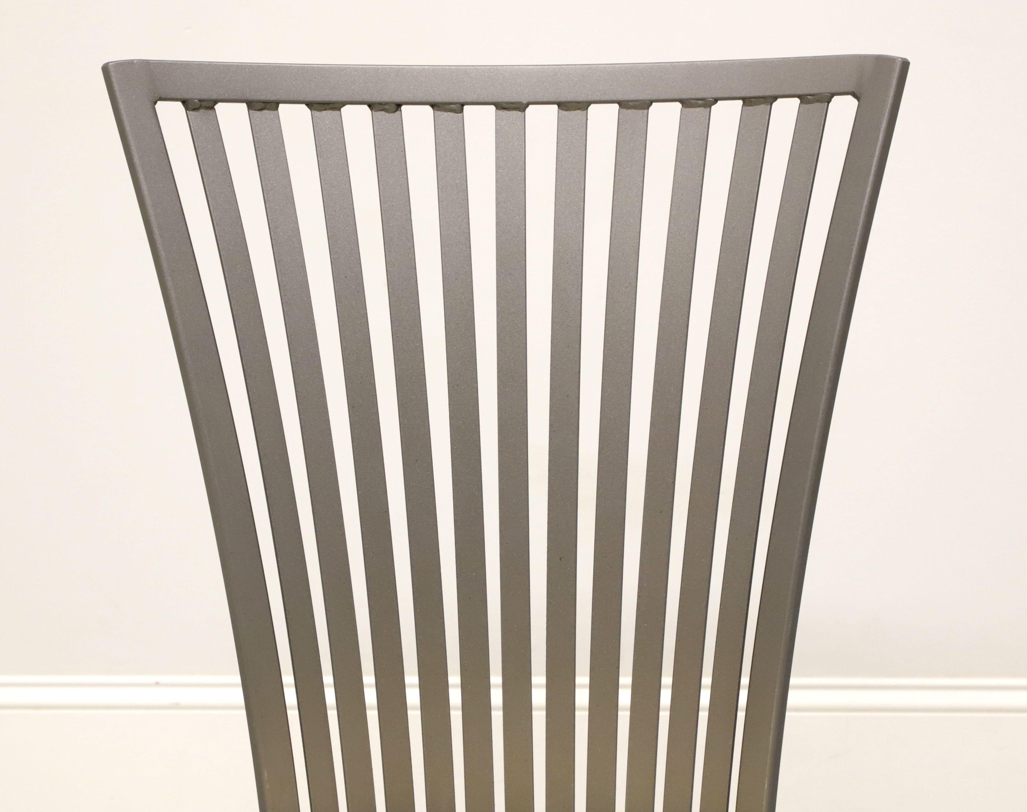 ARTHUR UMANOFF für Shaver-Howard MCM Moderne Esszimmerstühle aus Stahl - Paar B (Farbe) im Angebot