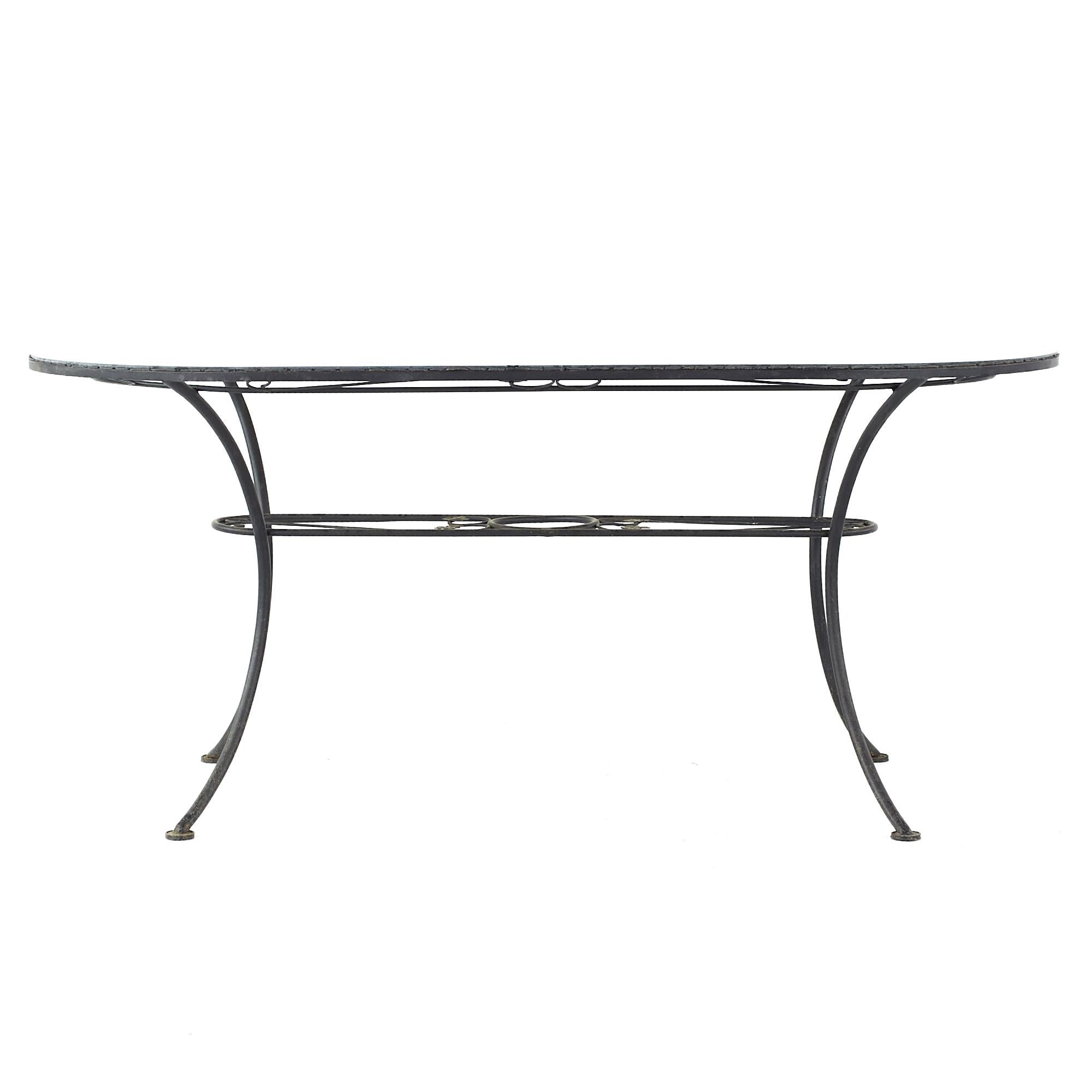 Arthur Umanoff for Shaver Howard midcentury Glass Top Dining Table

This dining table measures: 66.25 wide x 32.25 deep x 29.5 high, with a chair clearance of 28.5 inches

All pieces of furniture can be had in what we call restored vintage