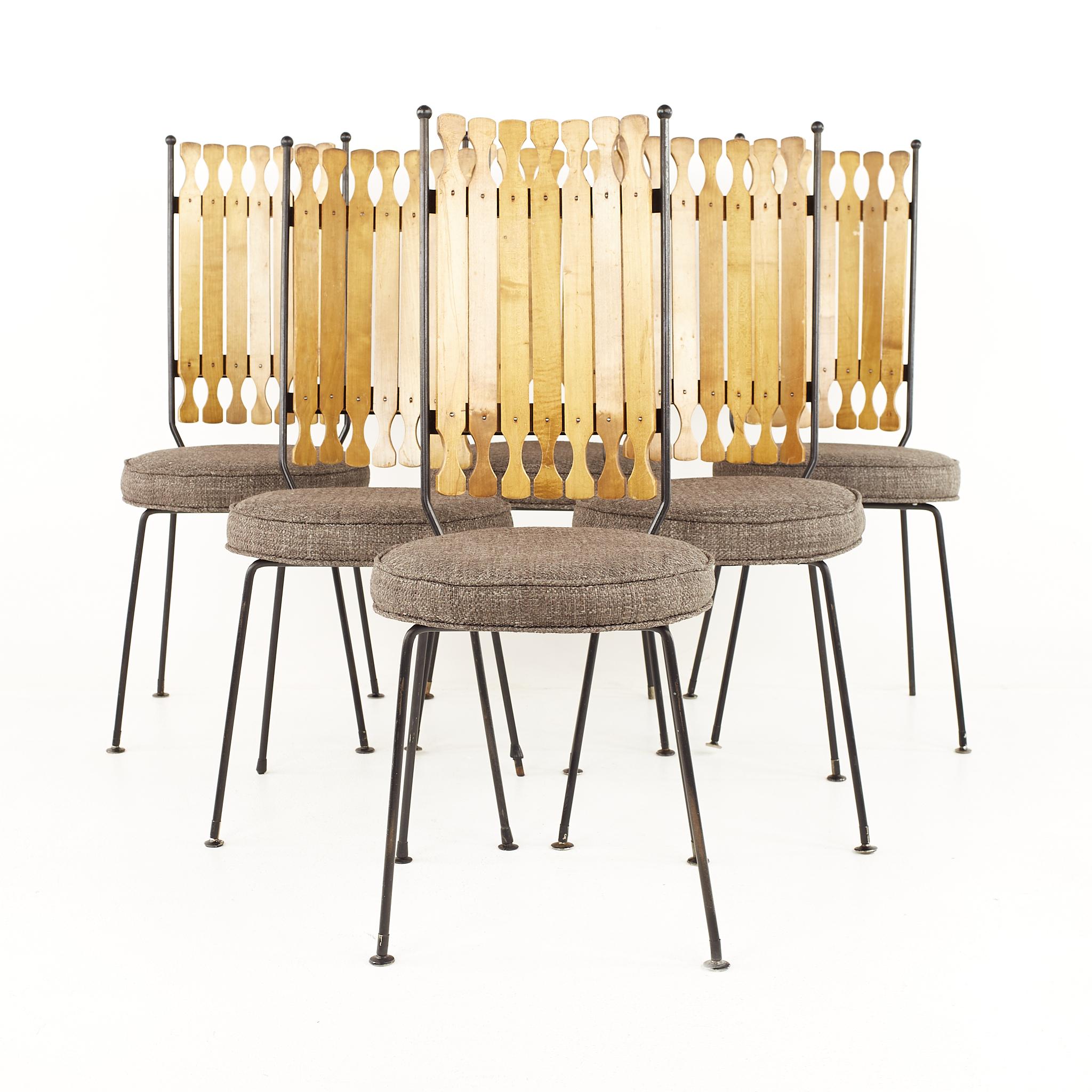 Arthur Umanoff for Shaver Howard mid-century high back dining chairs - Set of 6

Chaque chaise mesure : 16.25 largeur x 19 profondeur x 40.25 hauteur, avec une hauteur d'assise de 19 pouces 

Tous les meubles peuvent être obtenus dans ce que