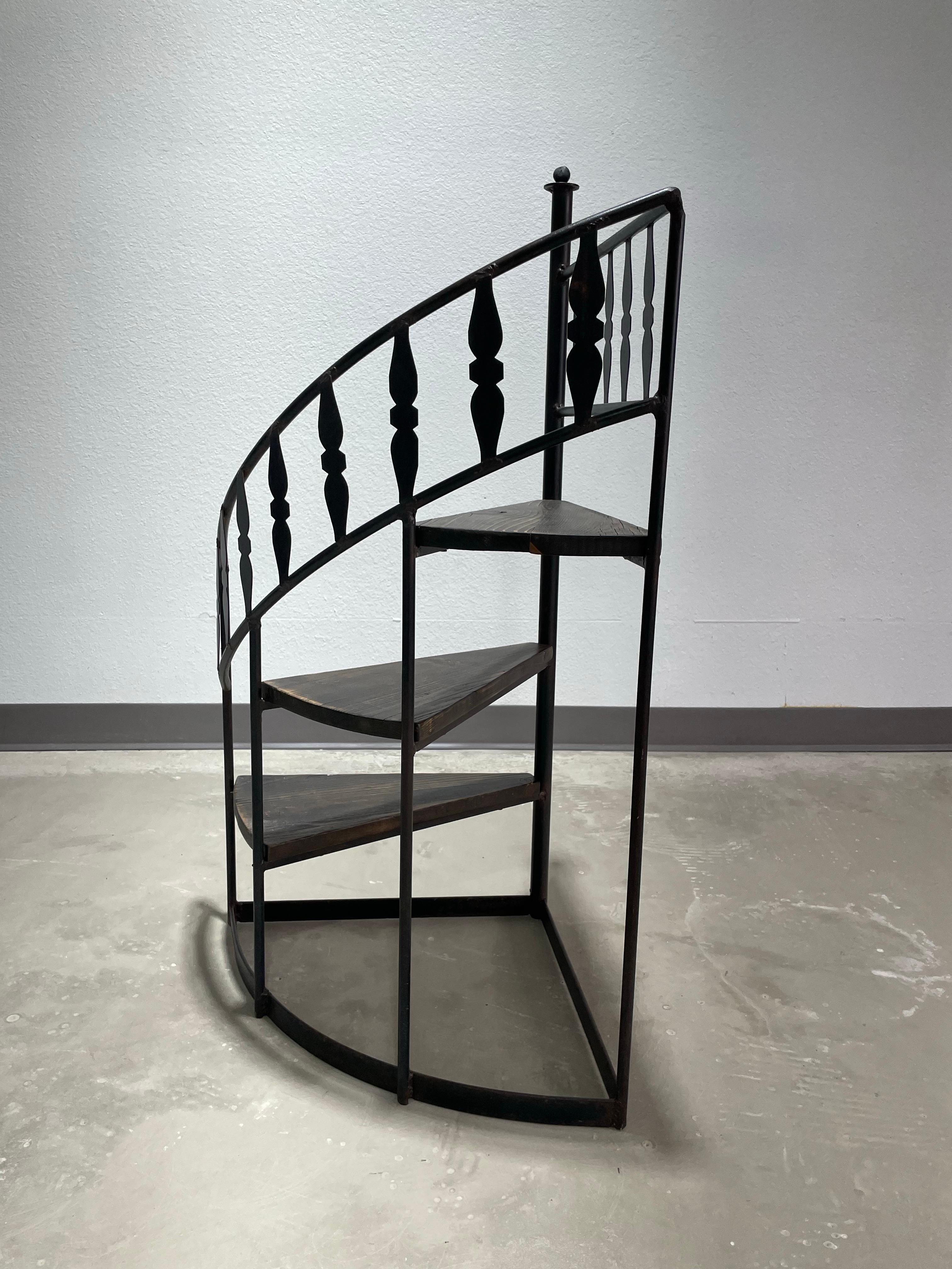 American Arthur Umanoff for Shaver Howard Spiral Staircase Plant Stand For Sale
