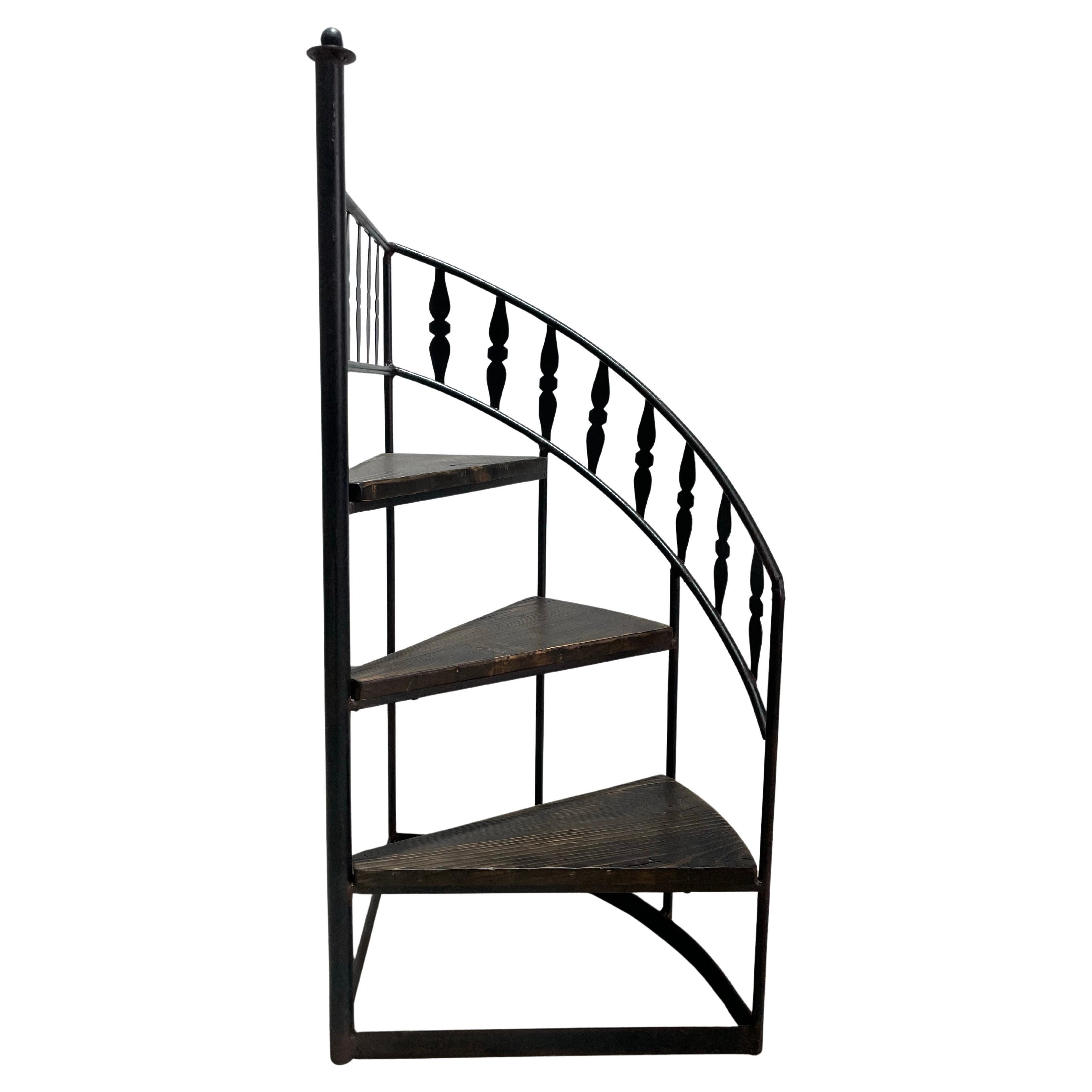 Arthur Umanoff for Shaver Howard Spiral Staircase Plant Stand For Sale