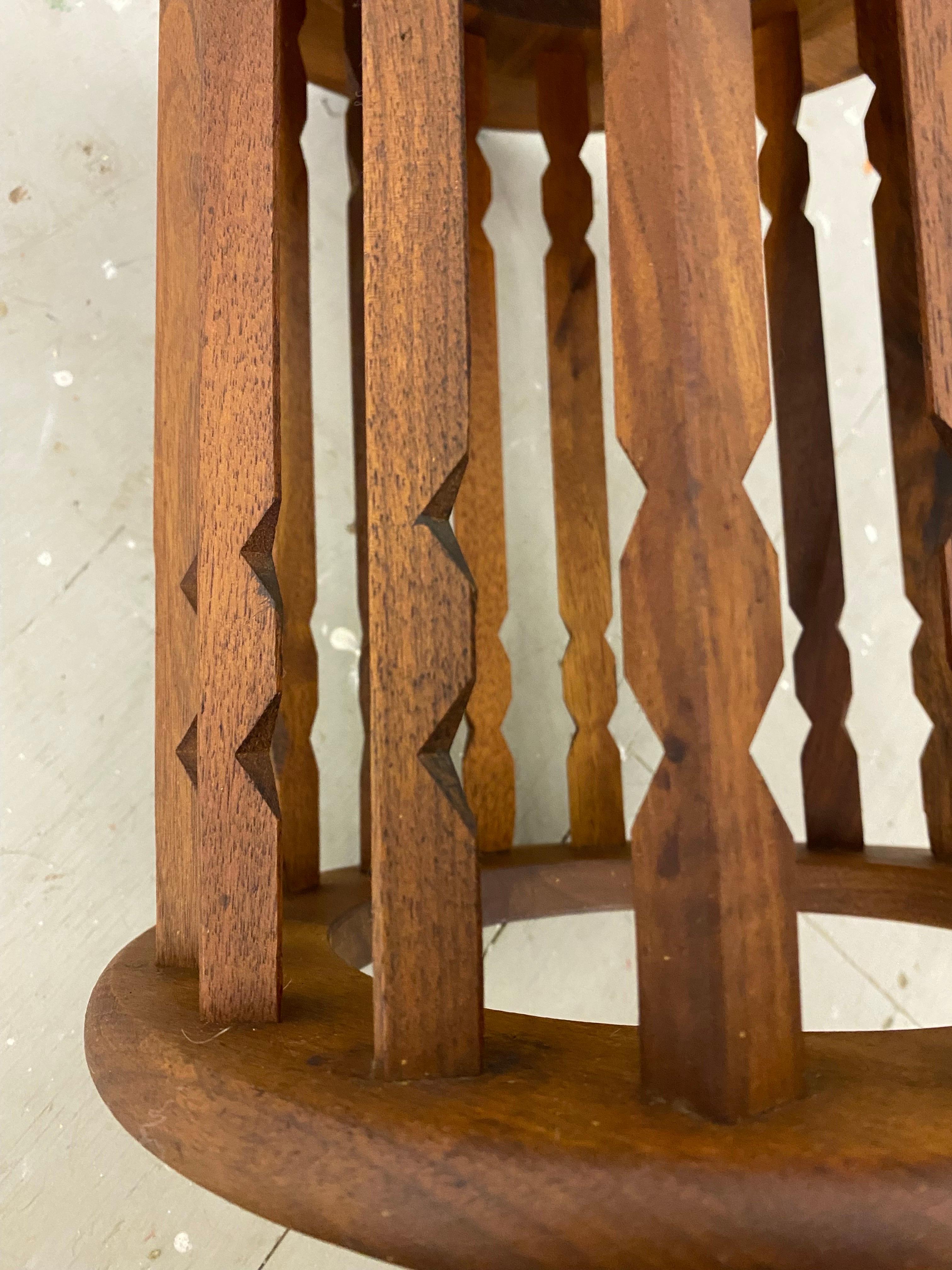Mid-20th Century Arthur Umanoff for Washington Woodcraft Walnut Side Table For Sale