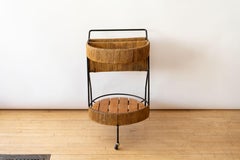 Carrello da bar in ferro di Arthur Umanoff