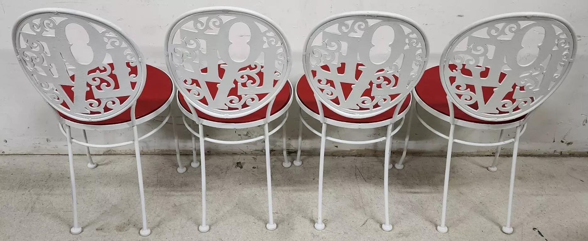 Arthur Umanoff Iron LOVE Chairs 1960s 6