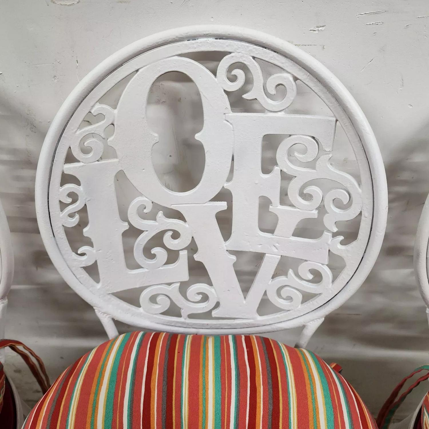 Arthur Umanoff Iron LOVE Chairs 1960s 2