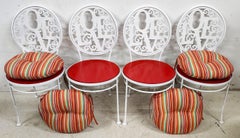 Arthur Umanoff Iron LOVE Chairs 1960s Set of 4