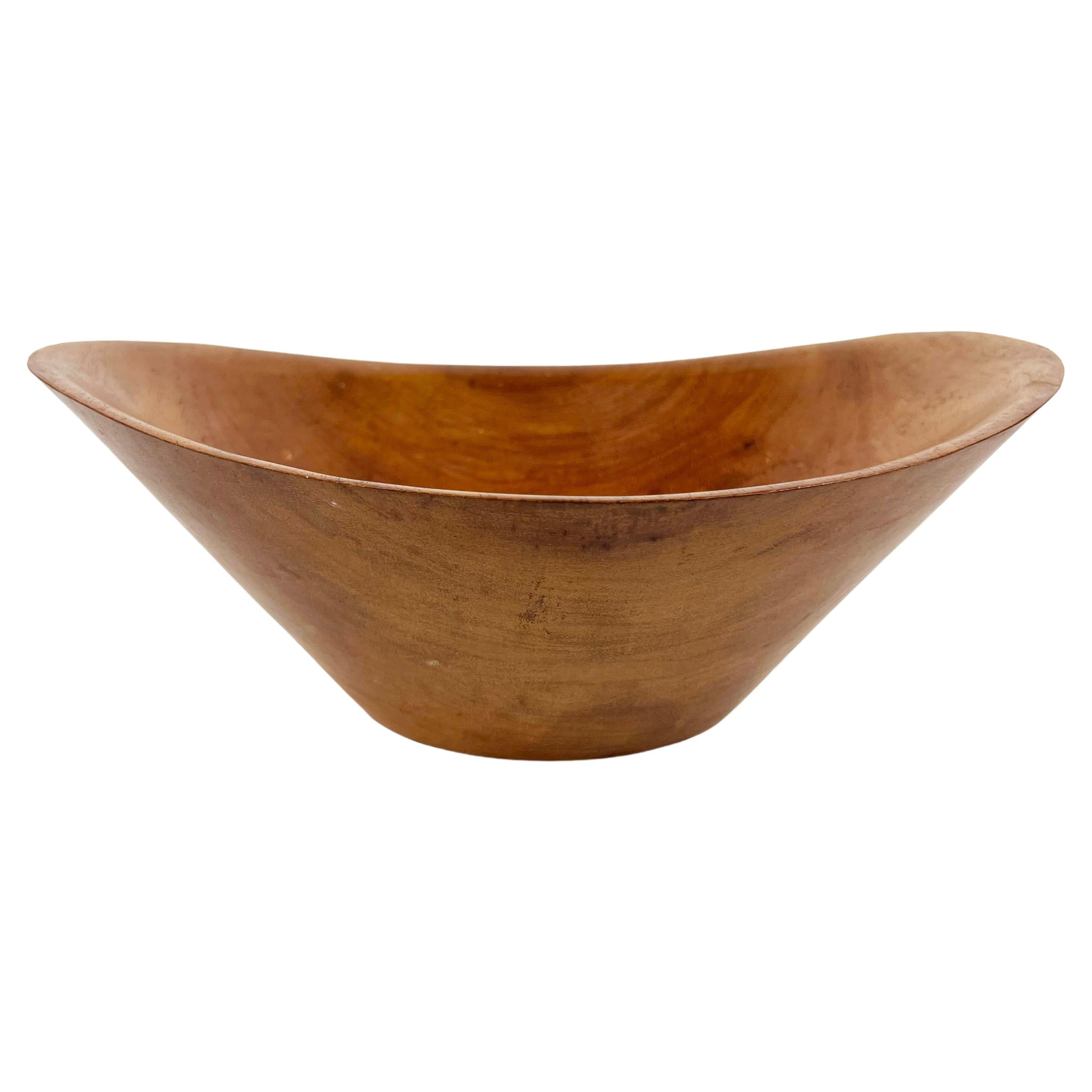 Arthur Umanoff Large Taverneau Wood Serving Bowl for Pantalcraft